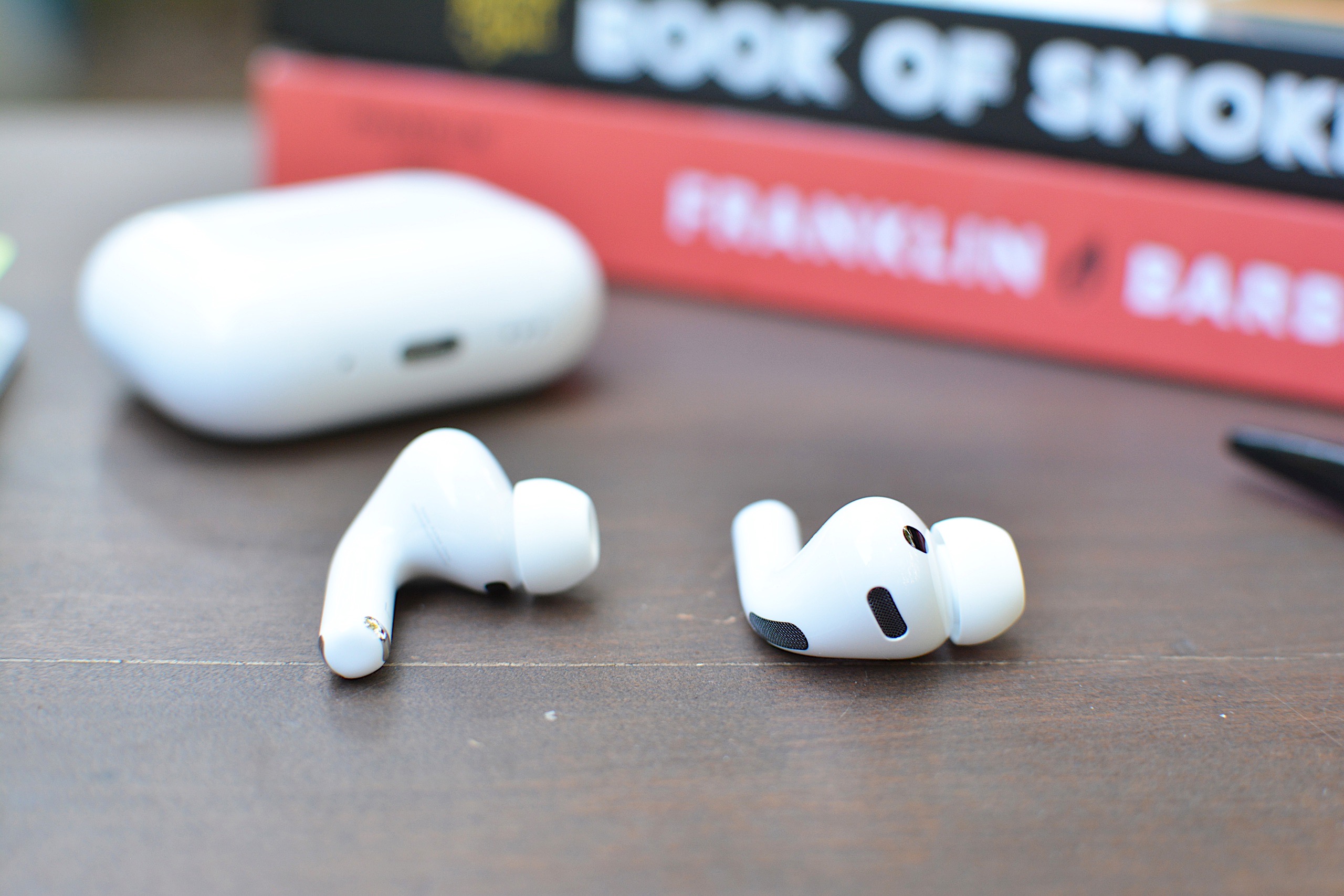 These earbuds still very much look like previous AirPods Pro models.