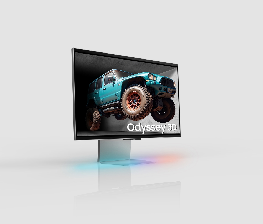 The Odyssey G90XF can produce a 3D image without the need for 3D glasses. 