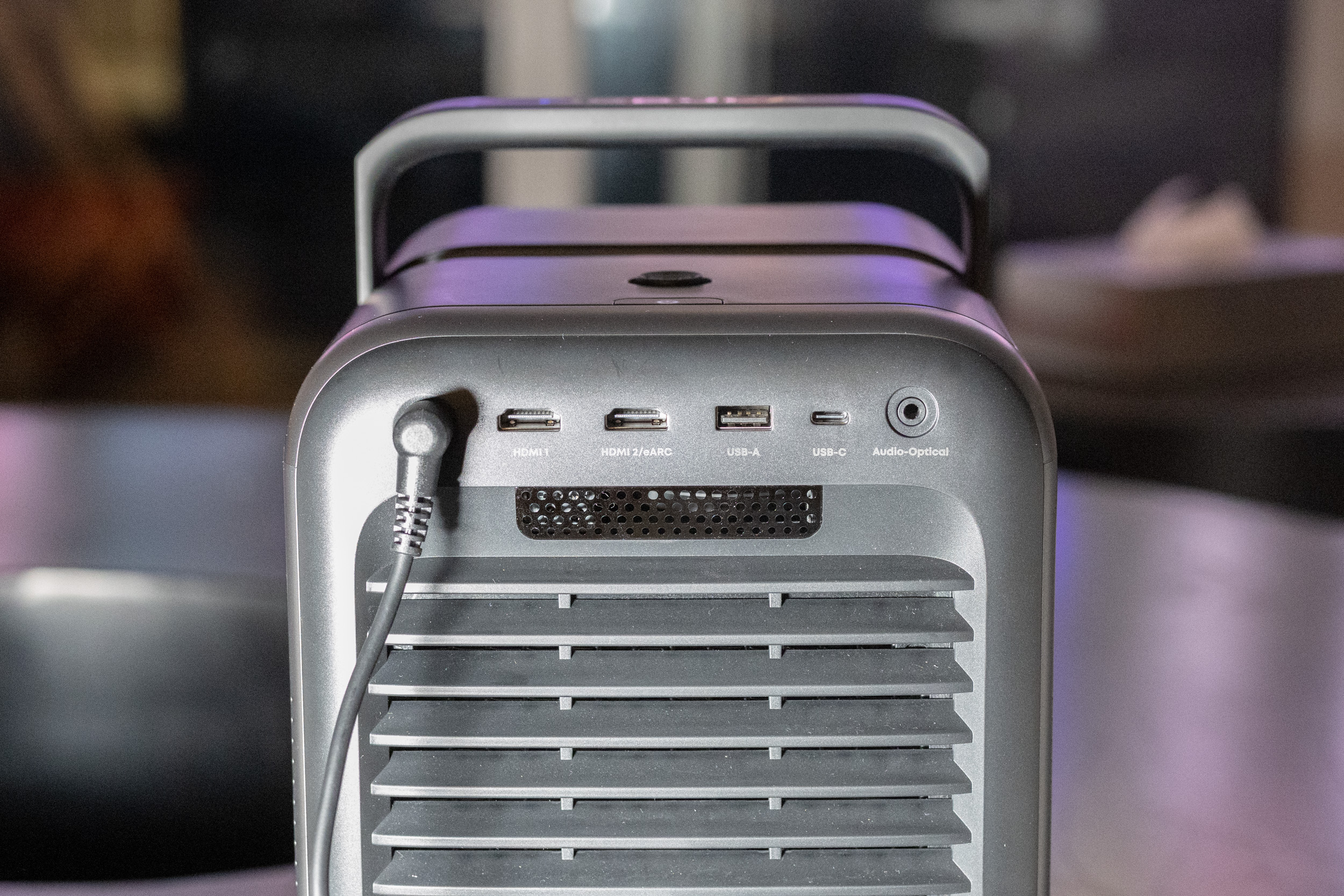 The Nebula X1 offers a pair of HDMI 2.1 ports along with USB-C, USB-A and S/PIDF