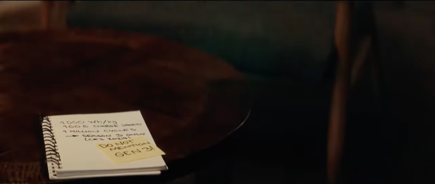 Image from Donut Lab's April 1, 2026 video, with a notebook showing details of a purported Gen 3 cell.
