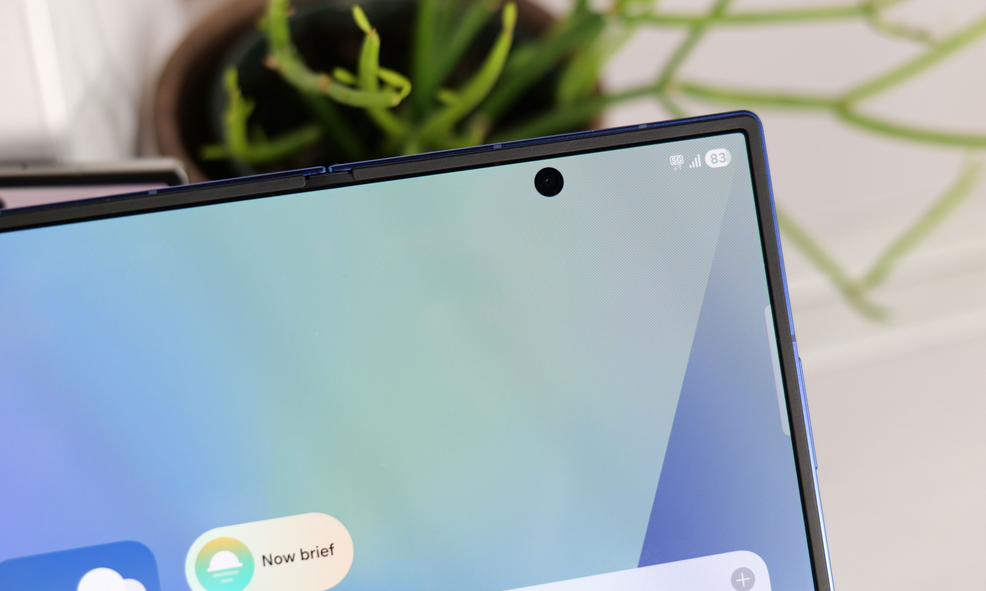 On the Galaxy Z Fold 7, Samsung replaced the under-display interior camera with a more traditional punch-hole component. 