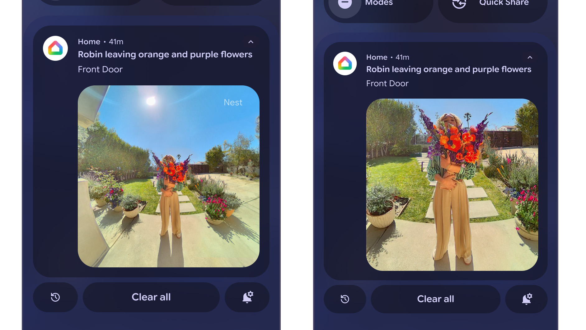 Nest zoomed previews