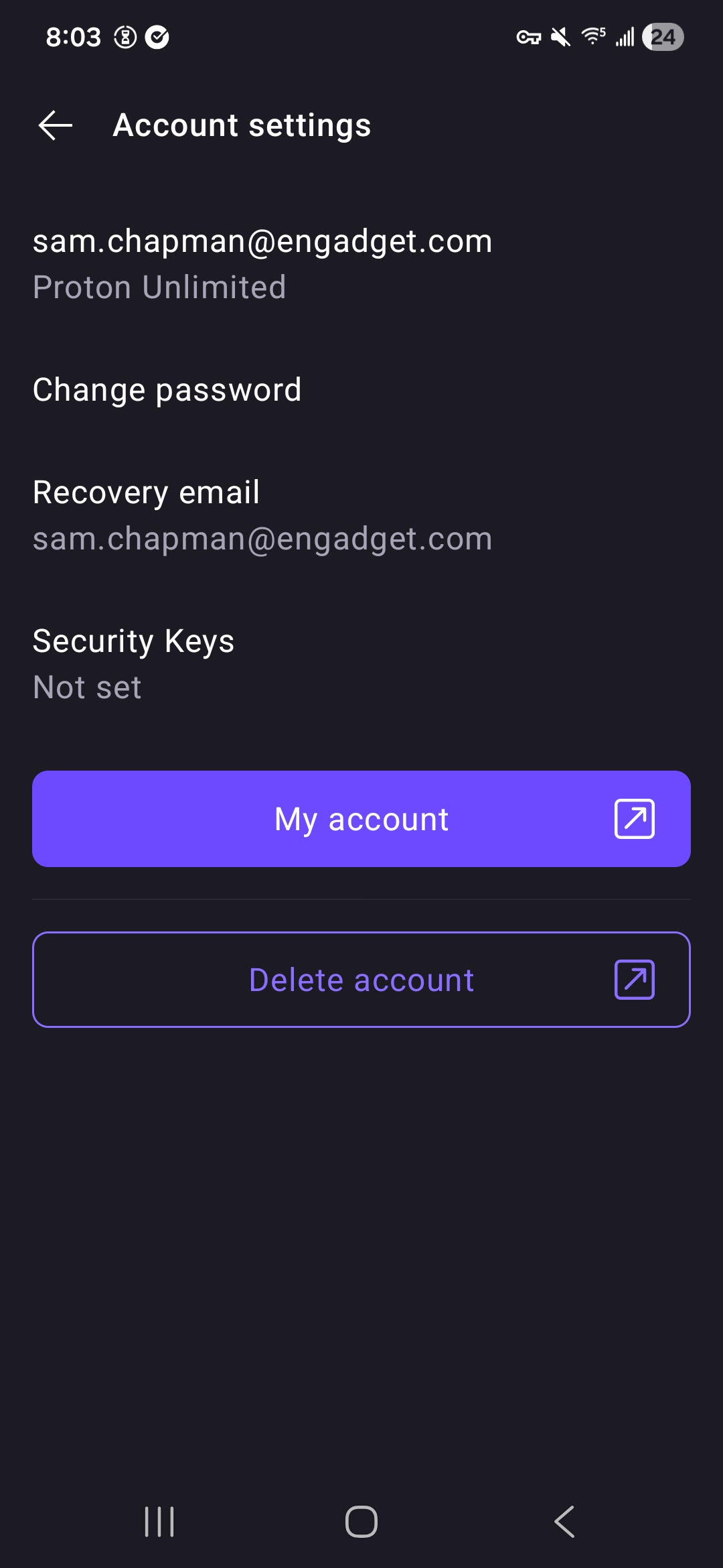 Cancel Proton VPN on Android