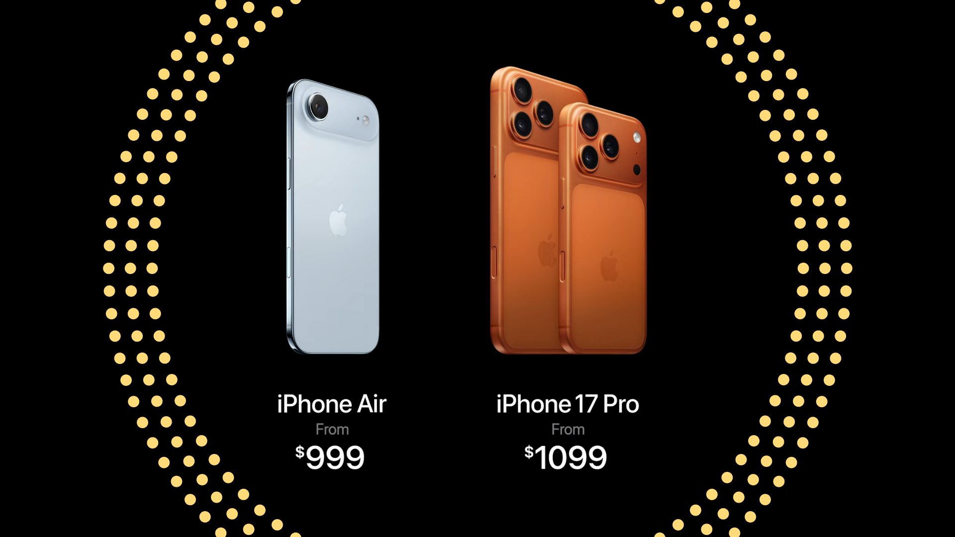 iPhone Air and iPhone 17 Pro