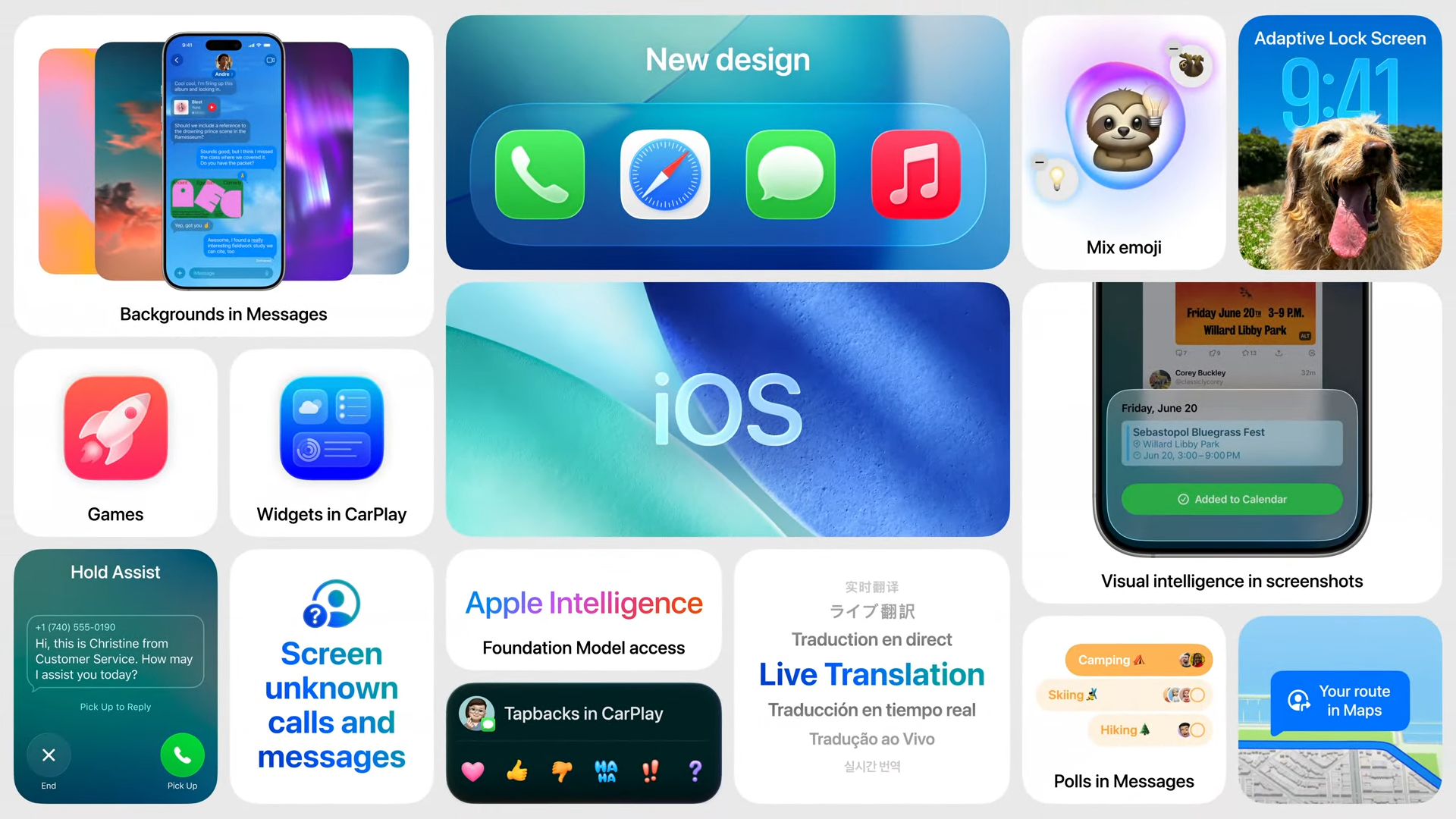 All the new features iOS 26 has to offer.