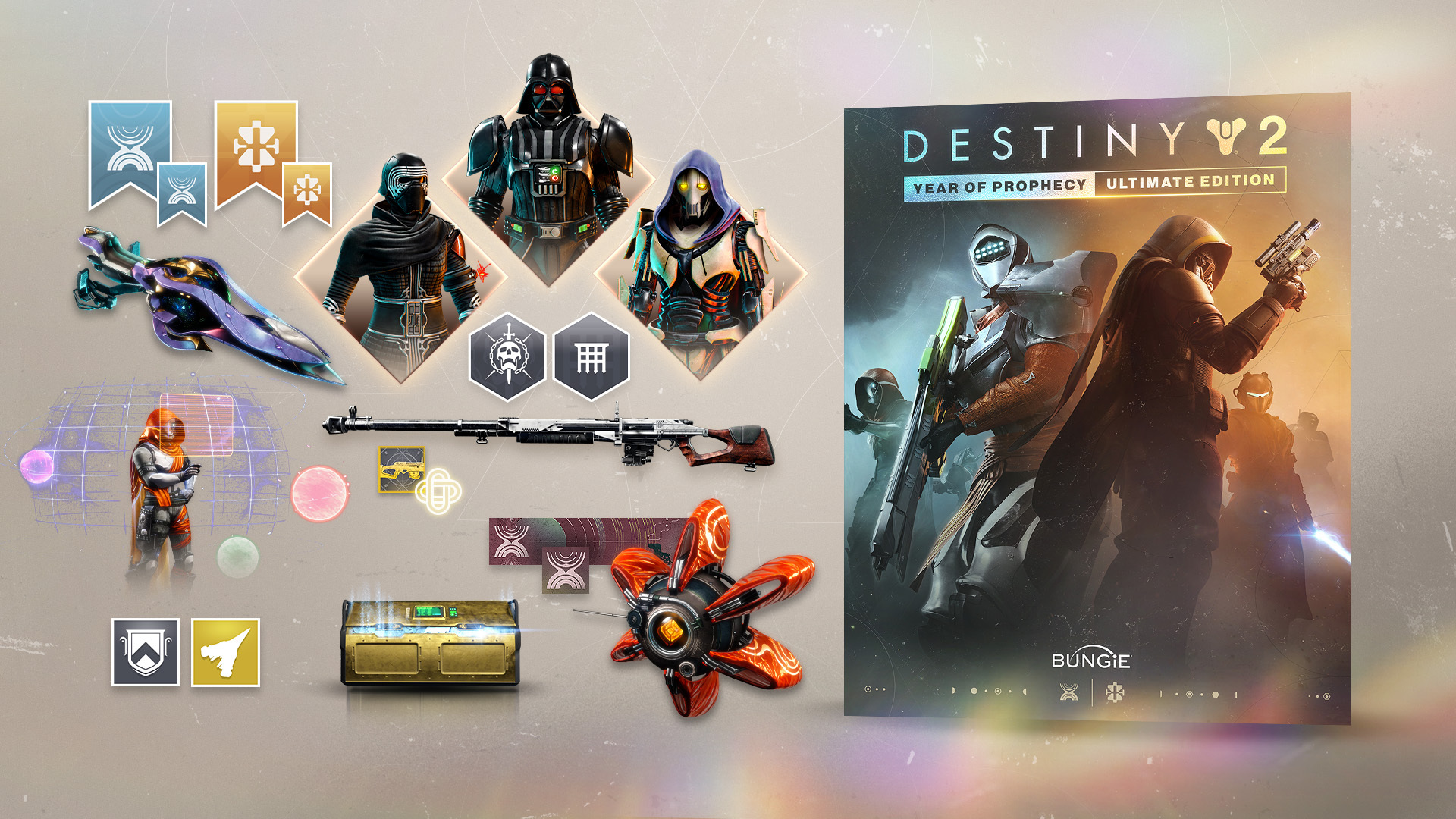 Promo image for the Destiny 2 Year of Prophecy bundle