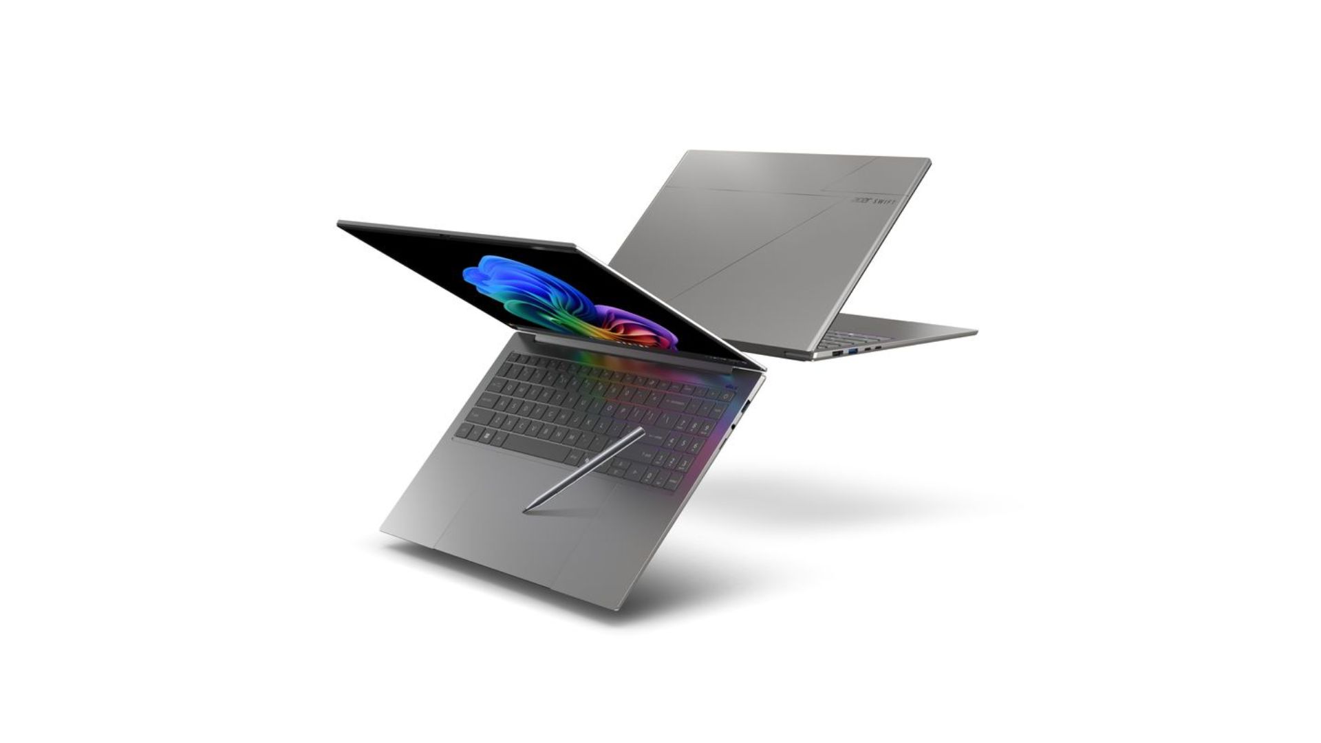 Promo photo of the Acer Swift 16 AI laptop