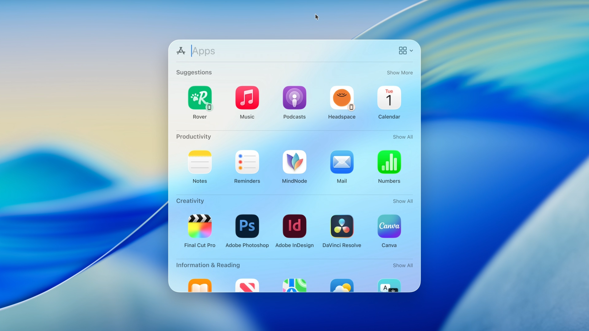 Apple macOS Tahoe 26 spotlight