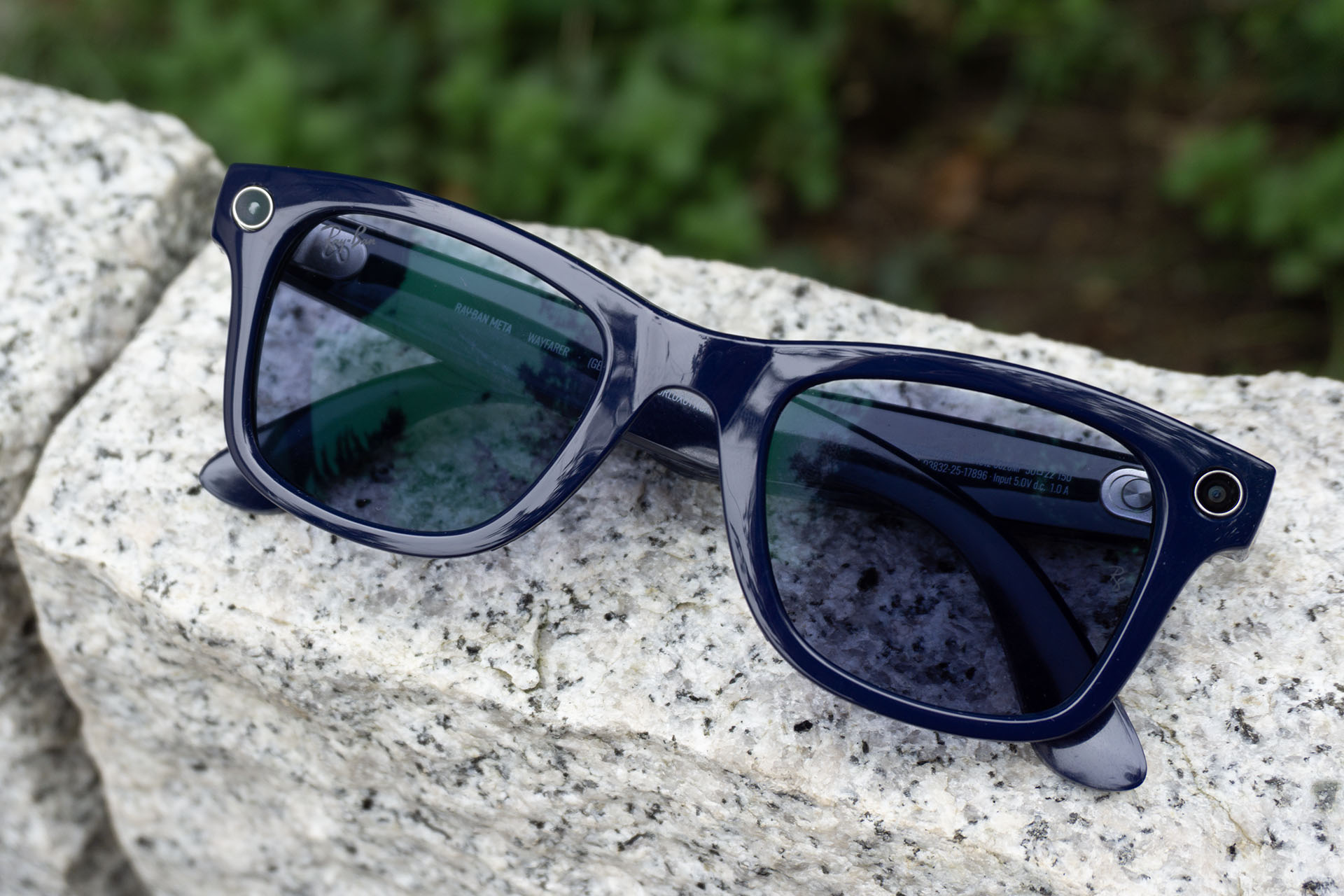 The second-generation Ray-Ban Meta glasses come with clear frames, with polarized and transition lenses available as an upgrade. 