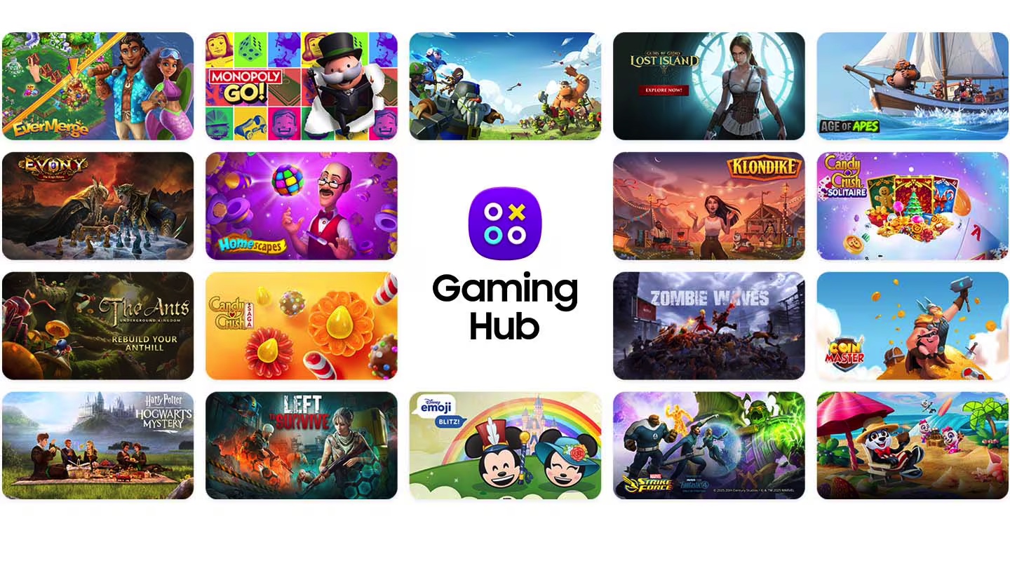 Samsung's updated Gaming Hub on mobile