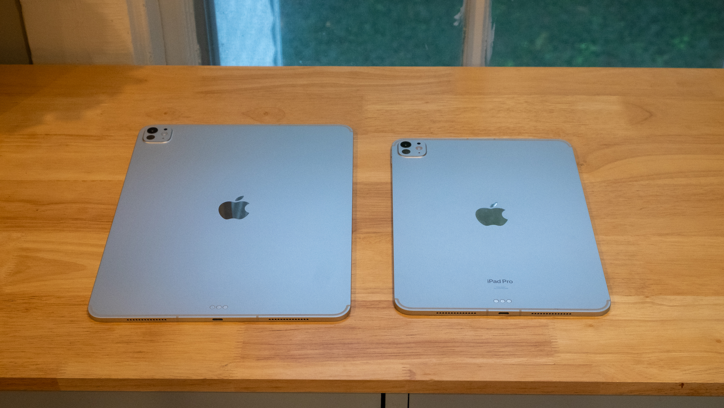 Review photos of Apple's iPad Pro M5, released in October 2025.
