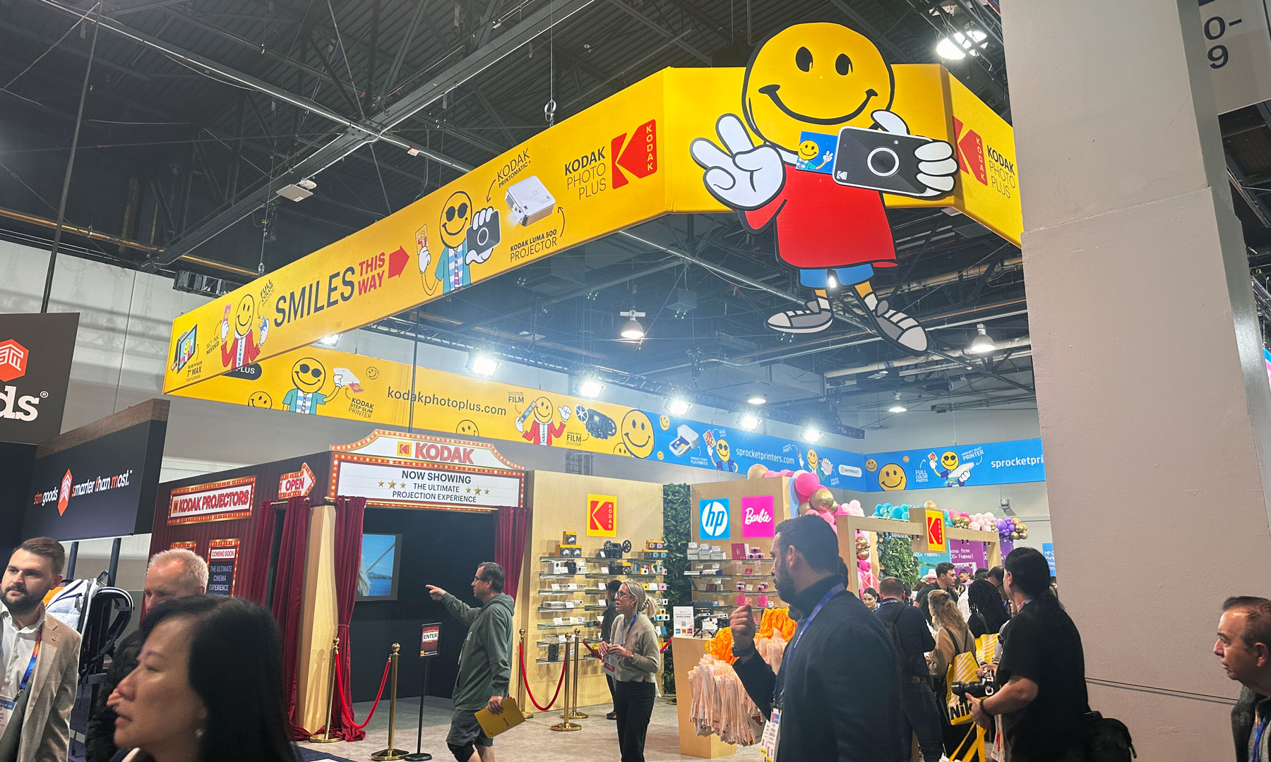 Images of various booths from the Central and South halls at CES 2025.