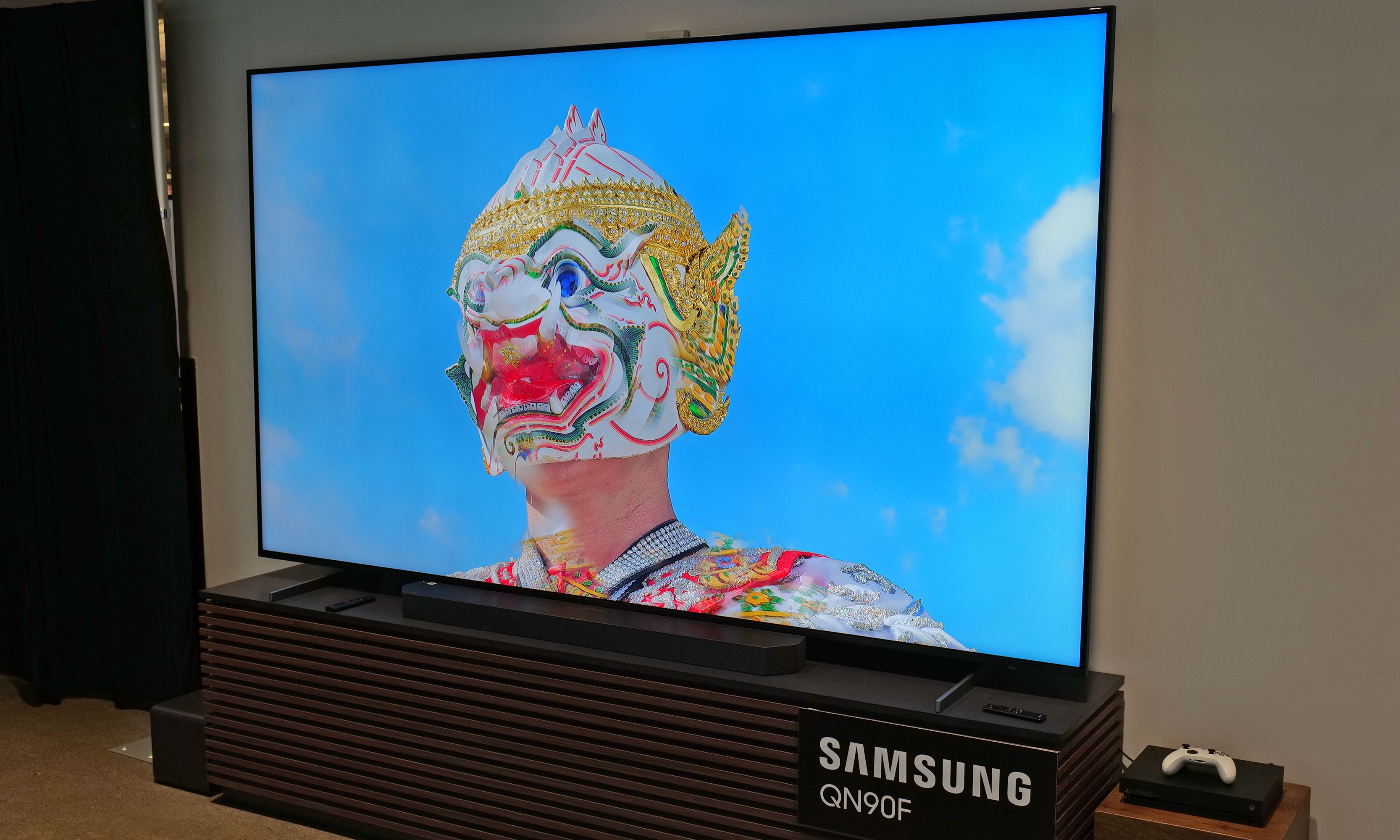 While Samsung's $26,999 Neo QLED QN90F boasts a price tag that's nearly as expensive as the $29,999 Micro RGB TV, there's still a very obvious difference in color. 