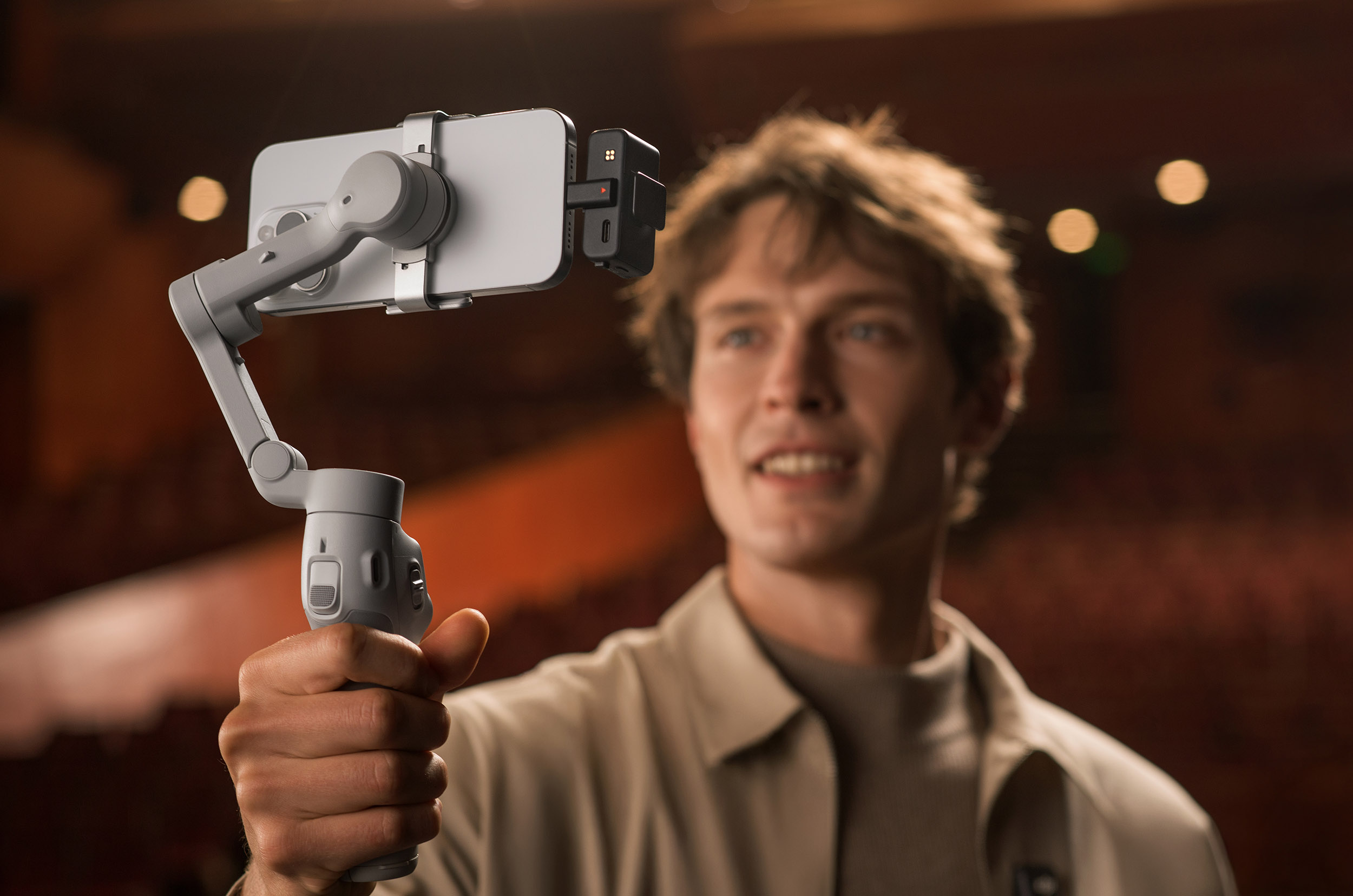 DJI's Mic 3 can connect to an phone via Bluetooth or directly over USB-C