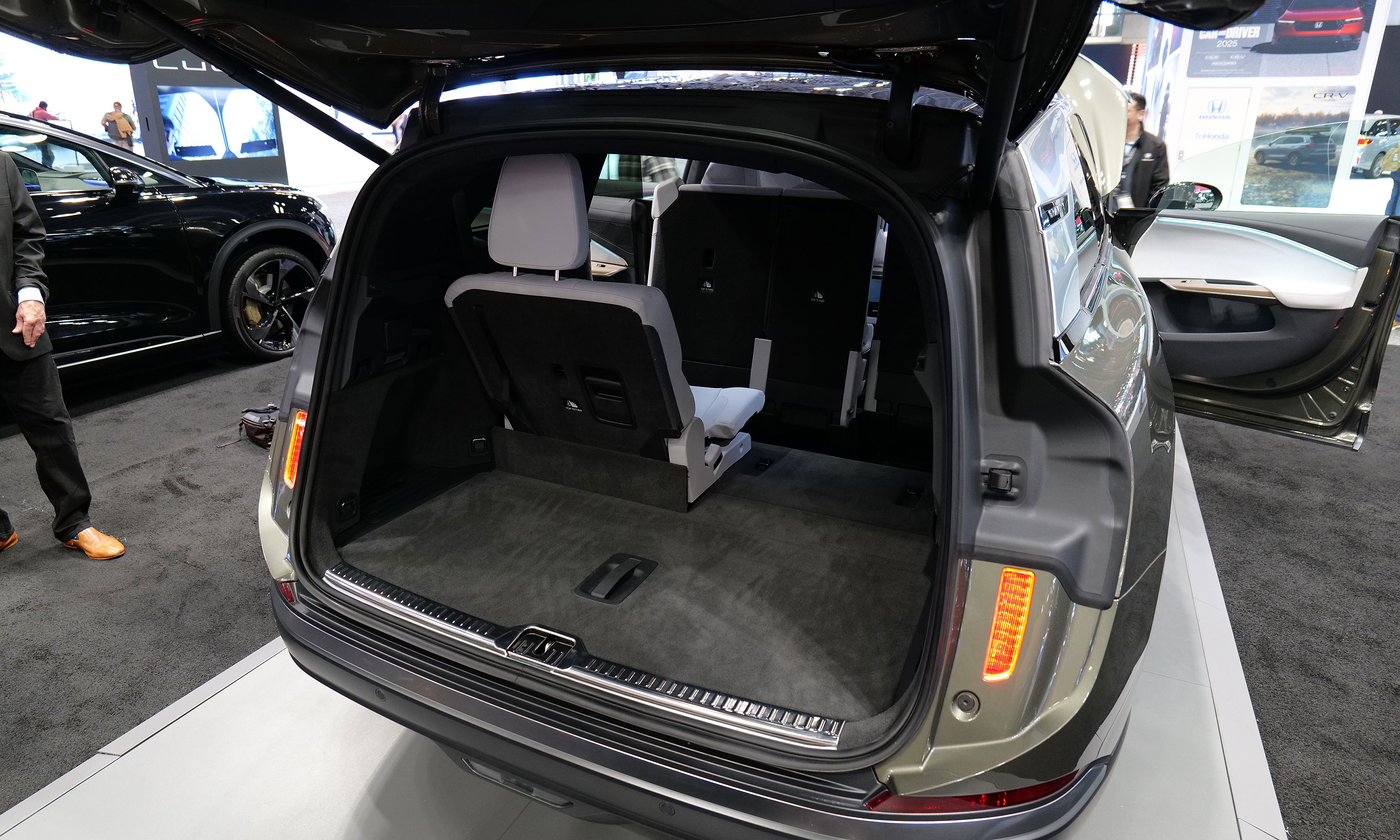 The Gravity's third-row seats can be folded beneath the floor to create extra cargo space. 
