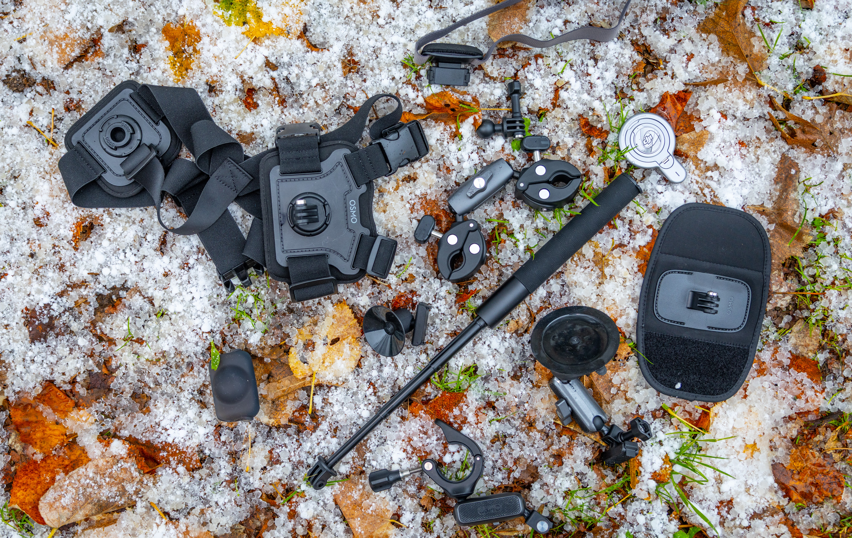 The Osmo Action 6 has a new dual-latch Quick-Release Adapter Mount but works with all of DJI's previous accessories