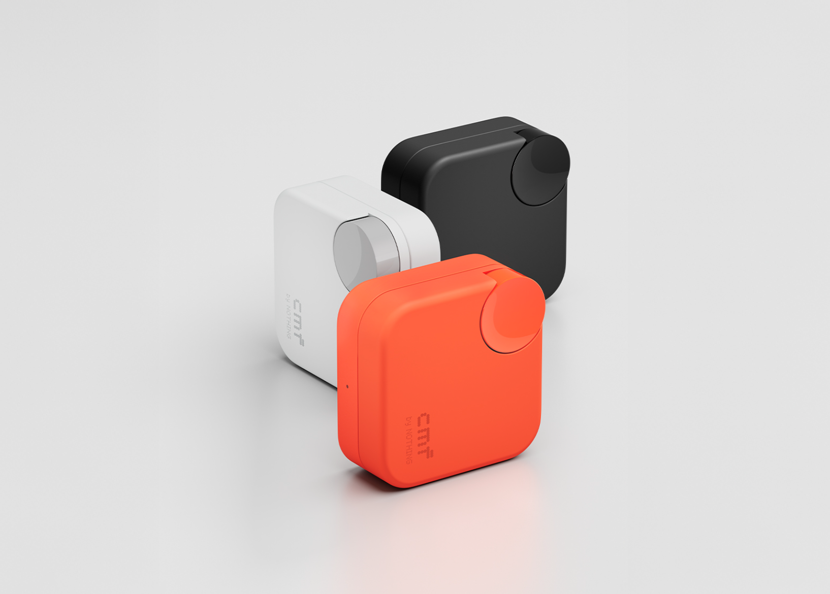 A trio of earbuds.