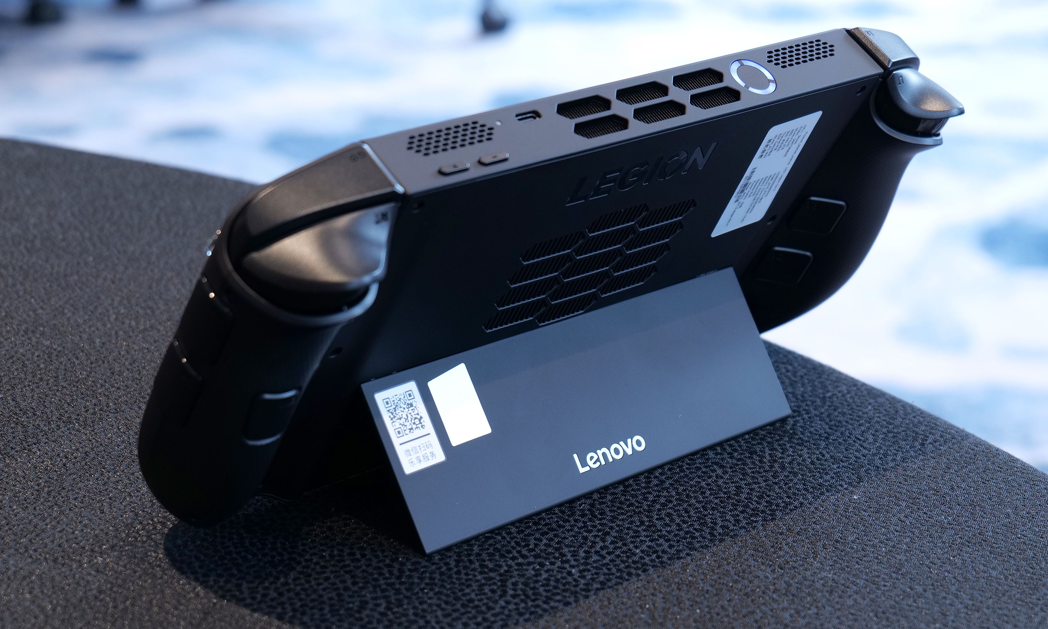 As with all good gaming handhelds, the Lenovo Legion Go 2 comes with a built-in kickstand. 