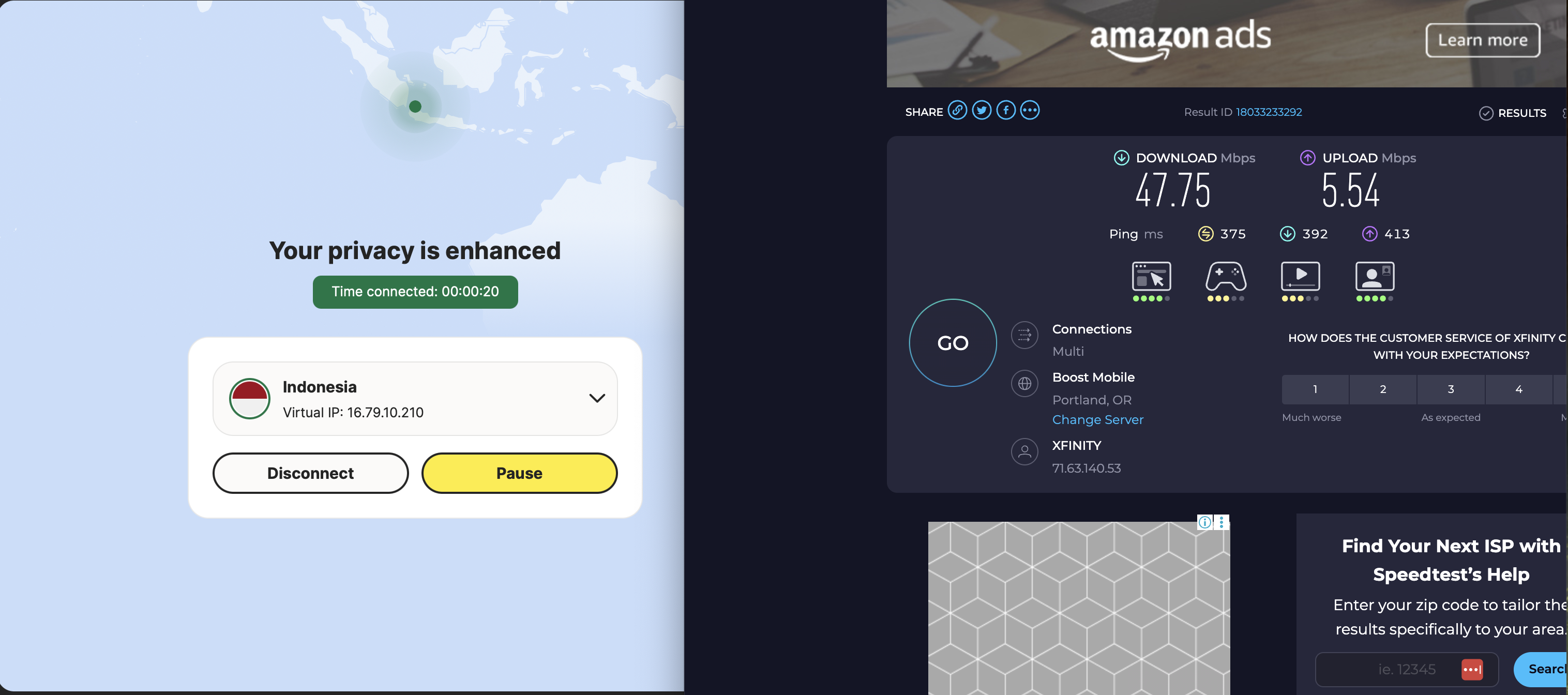 speed test norton vpn