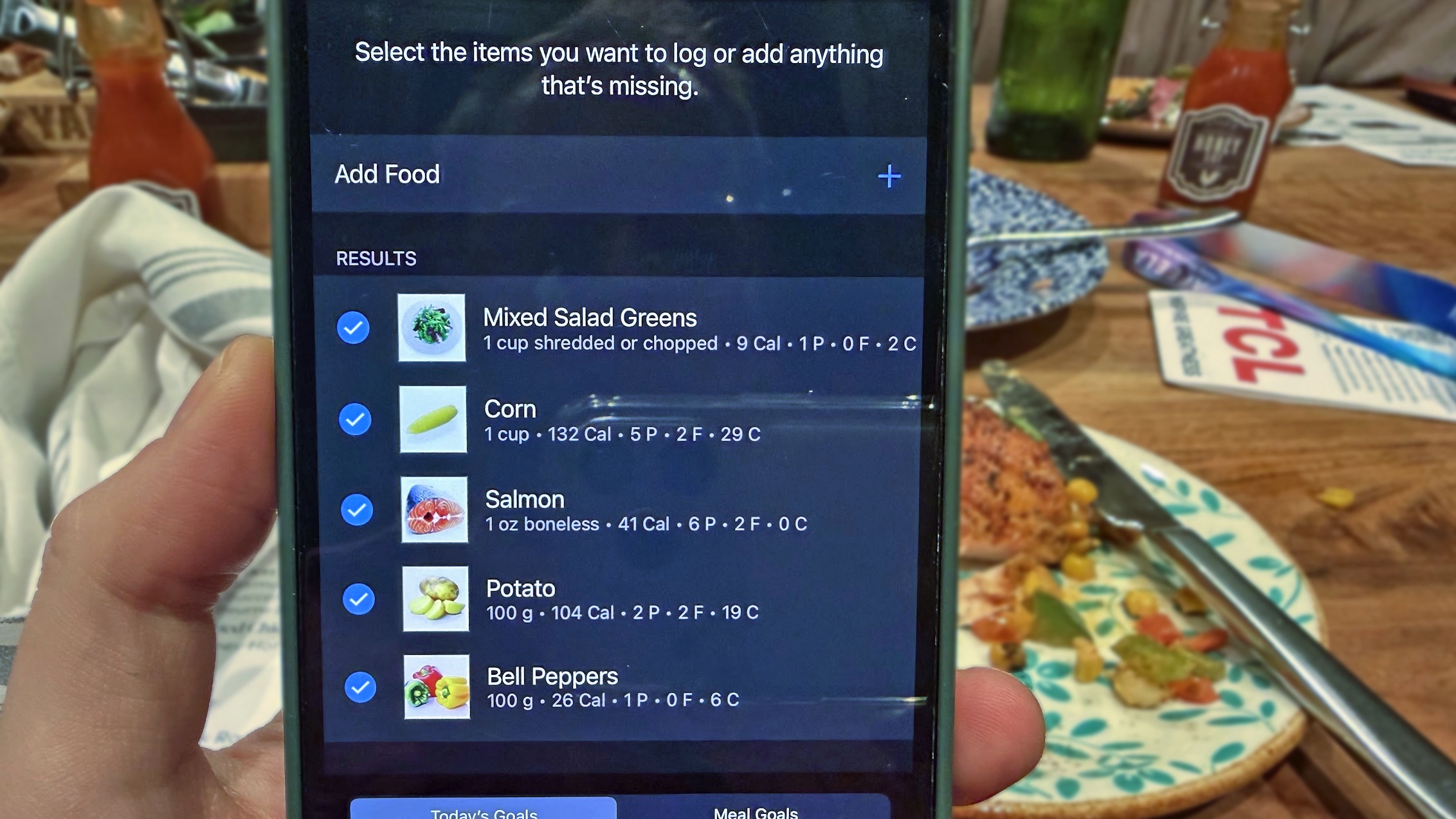 Garmin's nutrition tracking feature at CES 2026