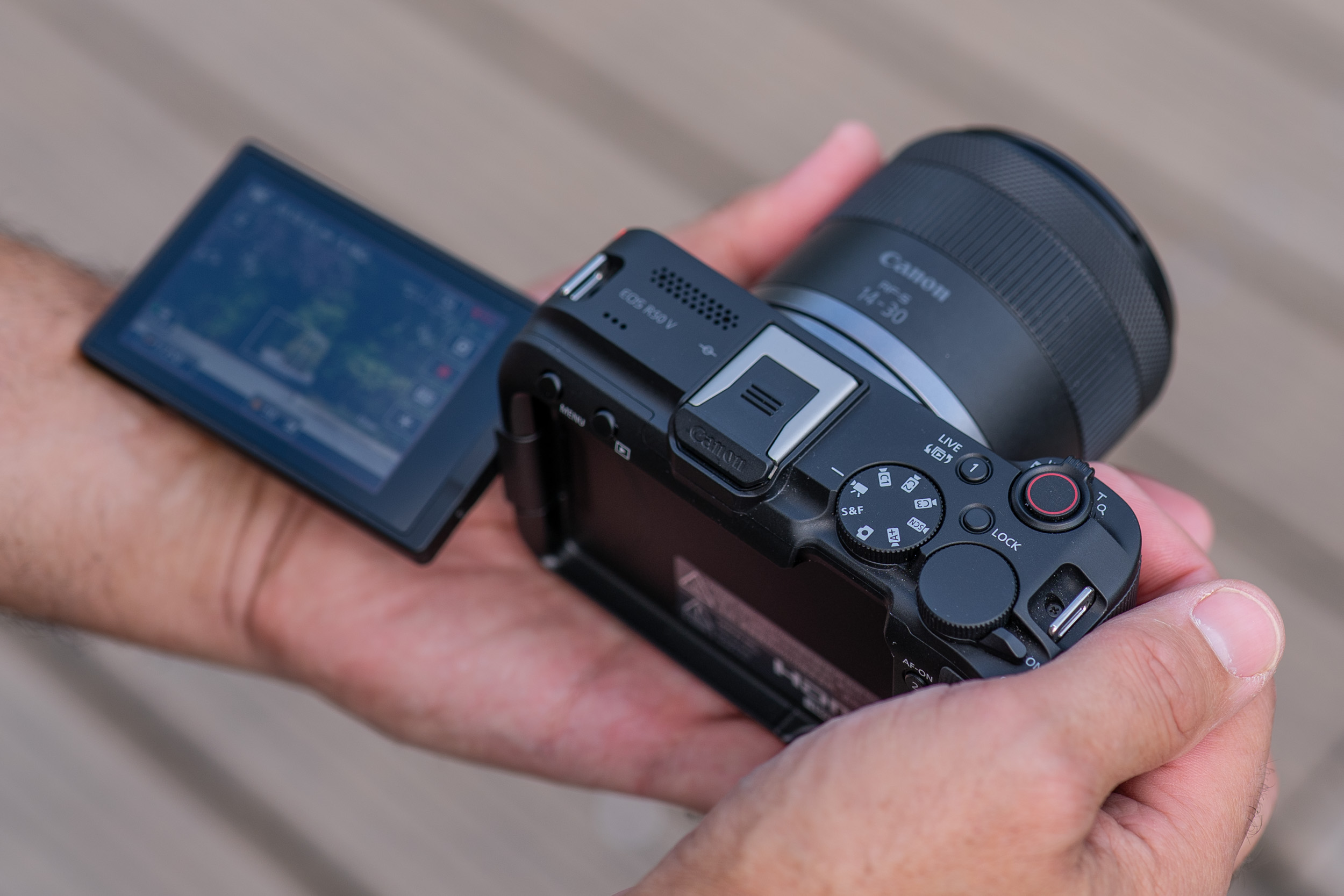 Canon's EOS R50 V has decent handling designed for creators but it lacks manual controls for photography