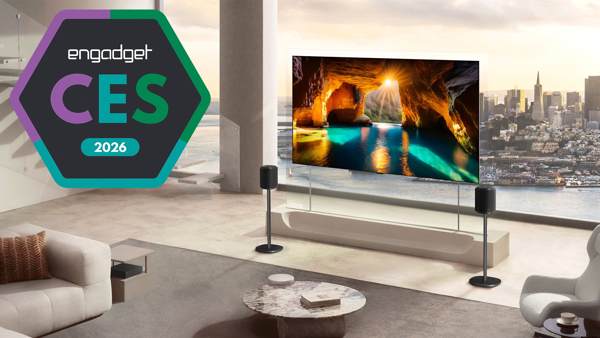 LG OLED Evo W6 Wallpaper TV