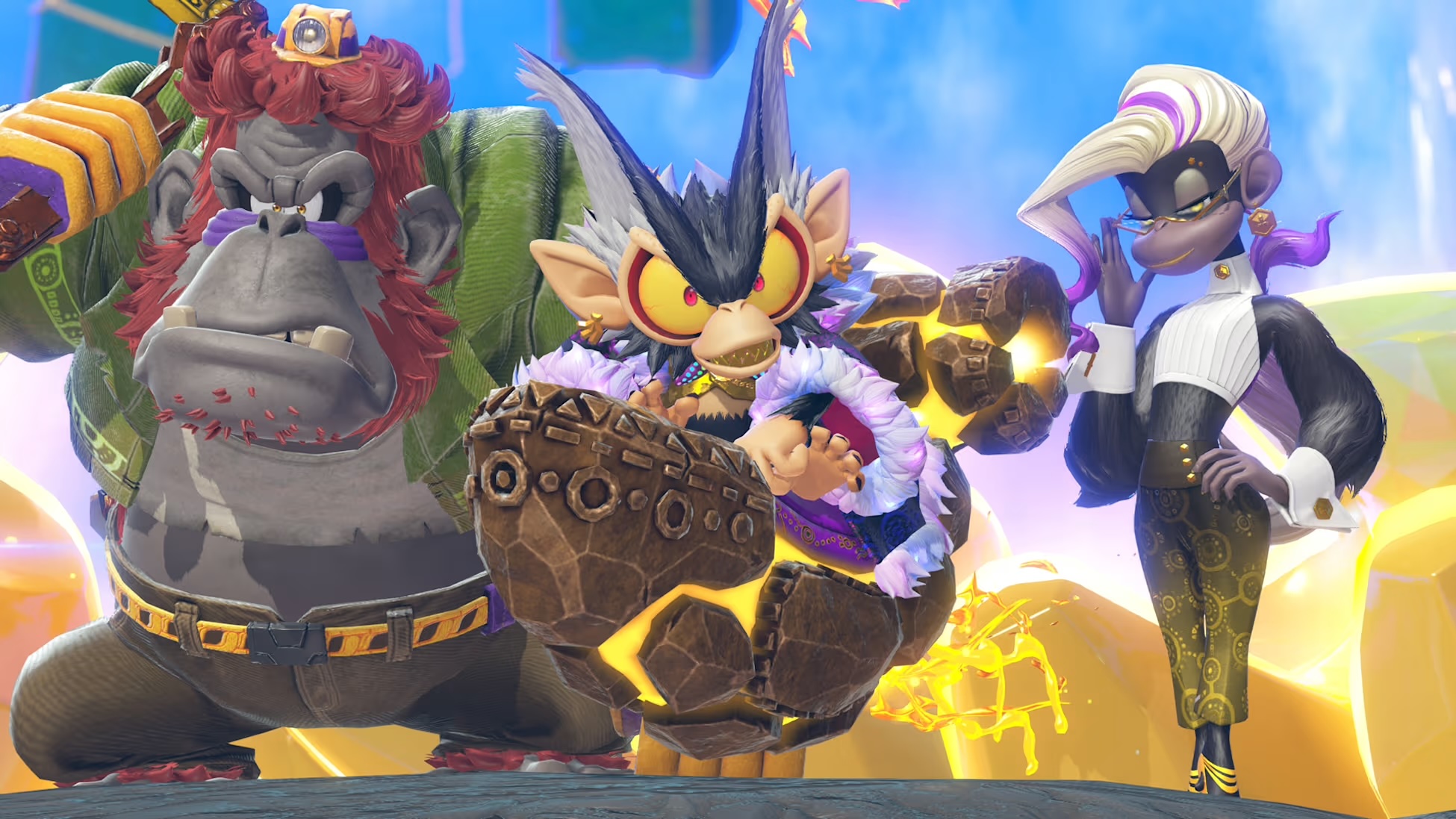 Screenshot from Donkey Kong Bananza for the Switch 2.