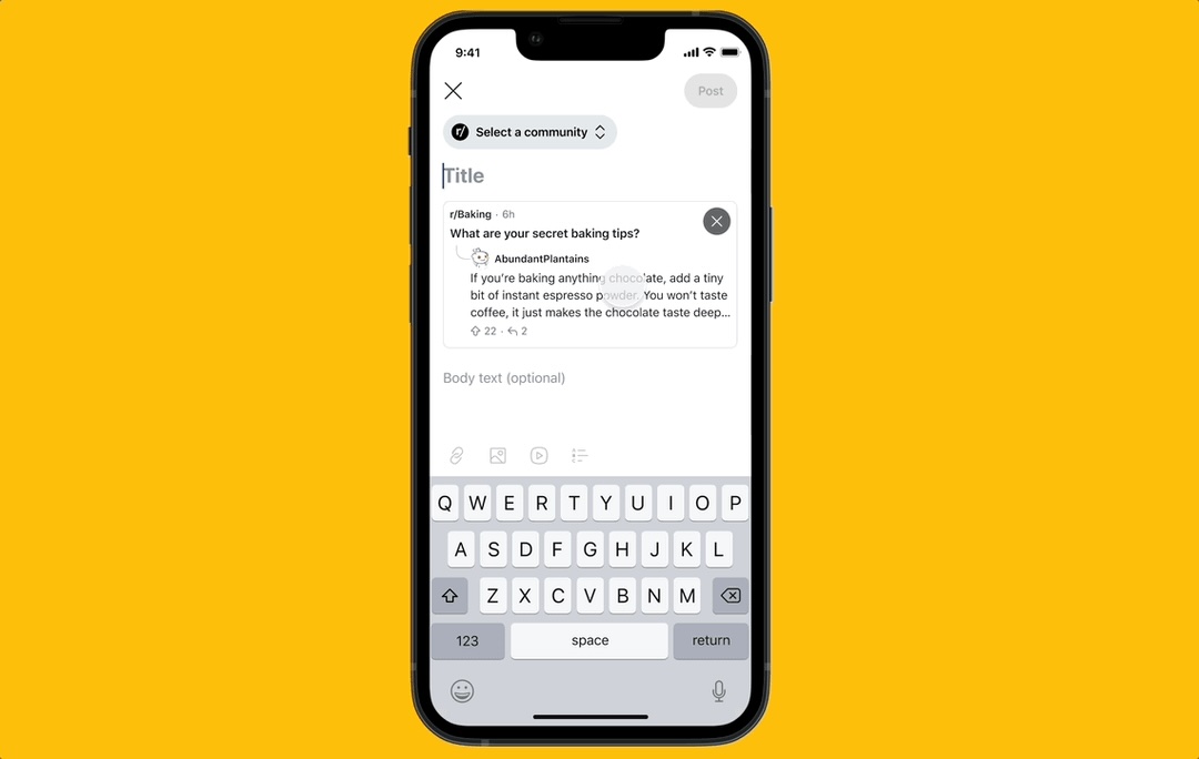 Reddit comments can now be shared as posts.