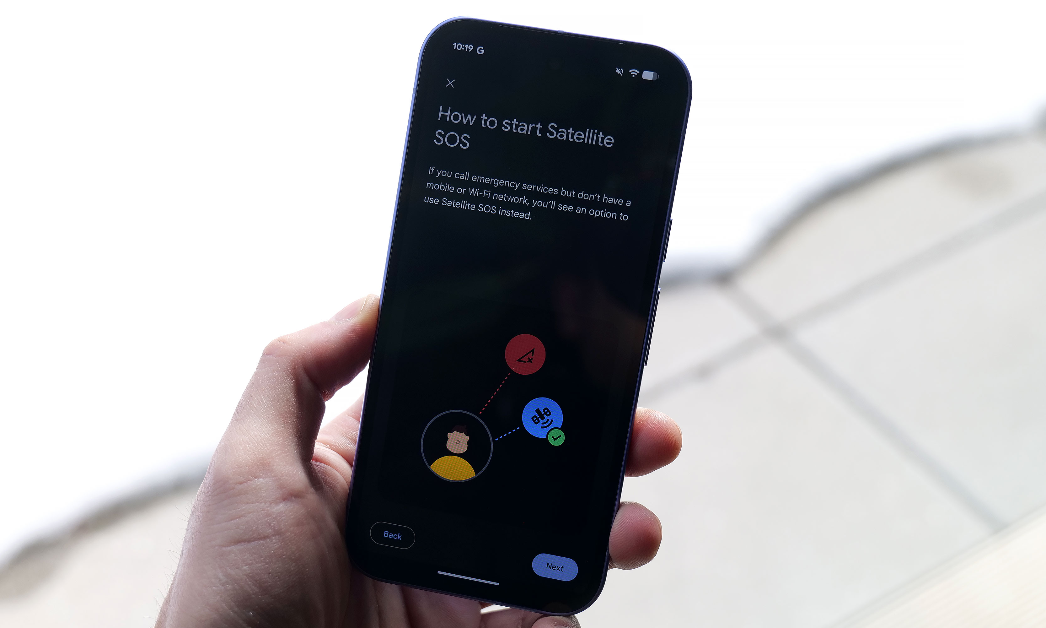 Satellite SOS support is one of three new features coming to the Google's A-series phones for the first time. 