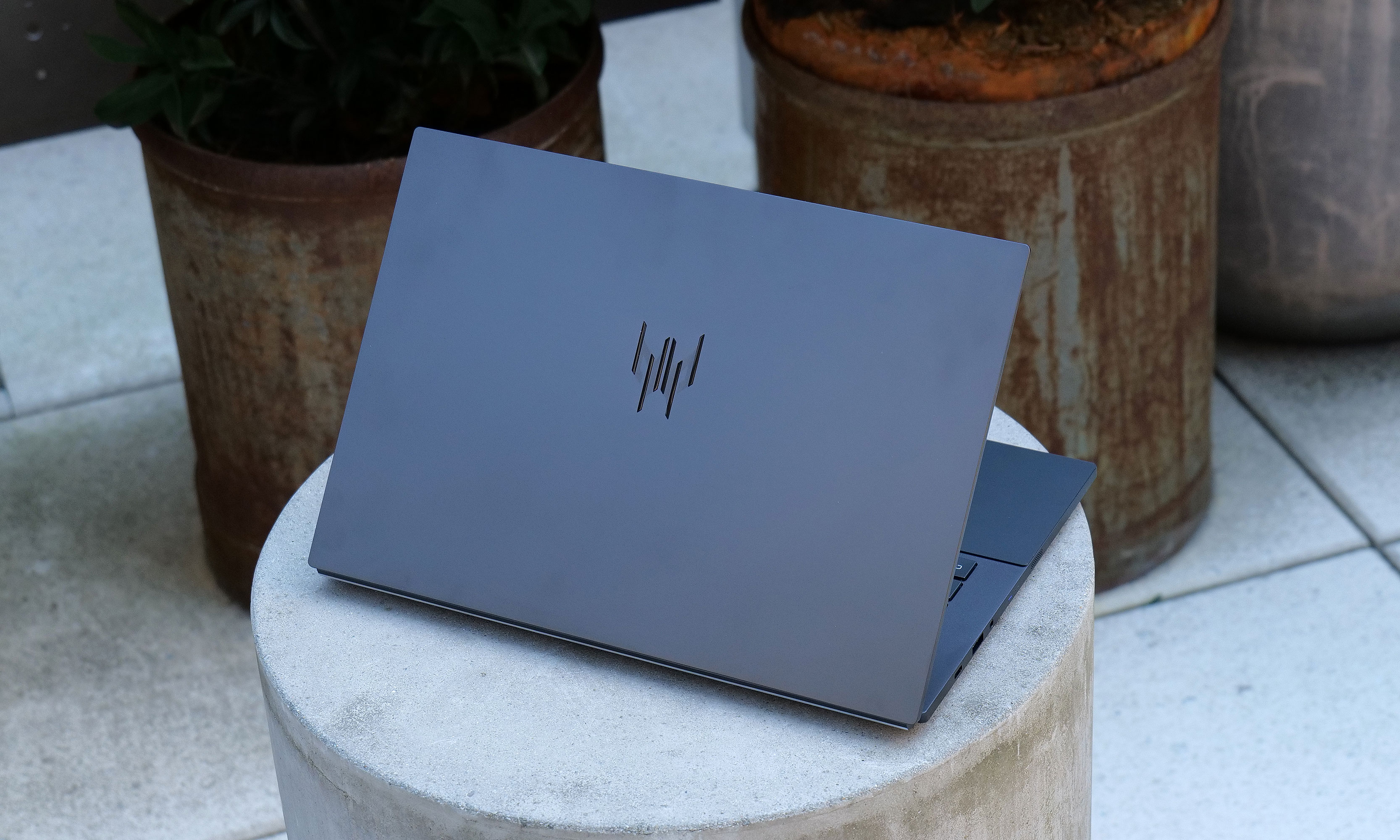 The Acer Predator Triton 14 AI has a very sleek and understated design, especially for a gaming laptop. 