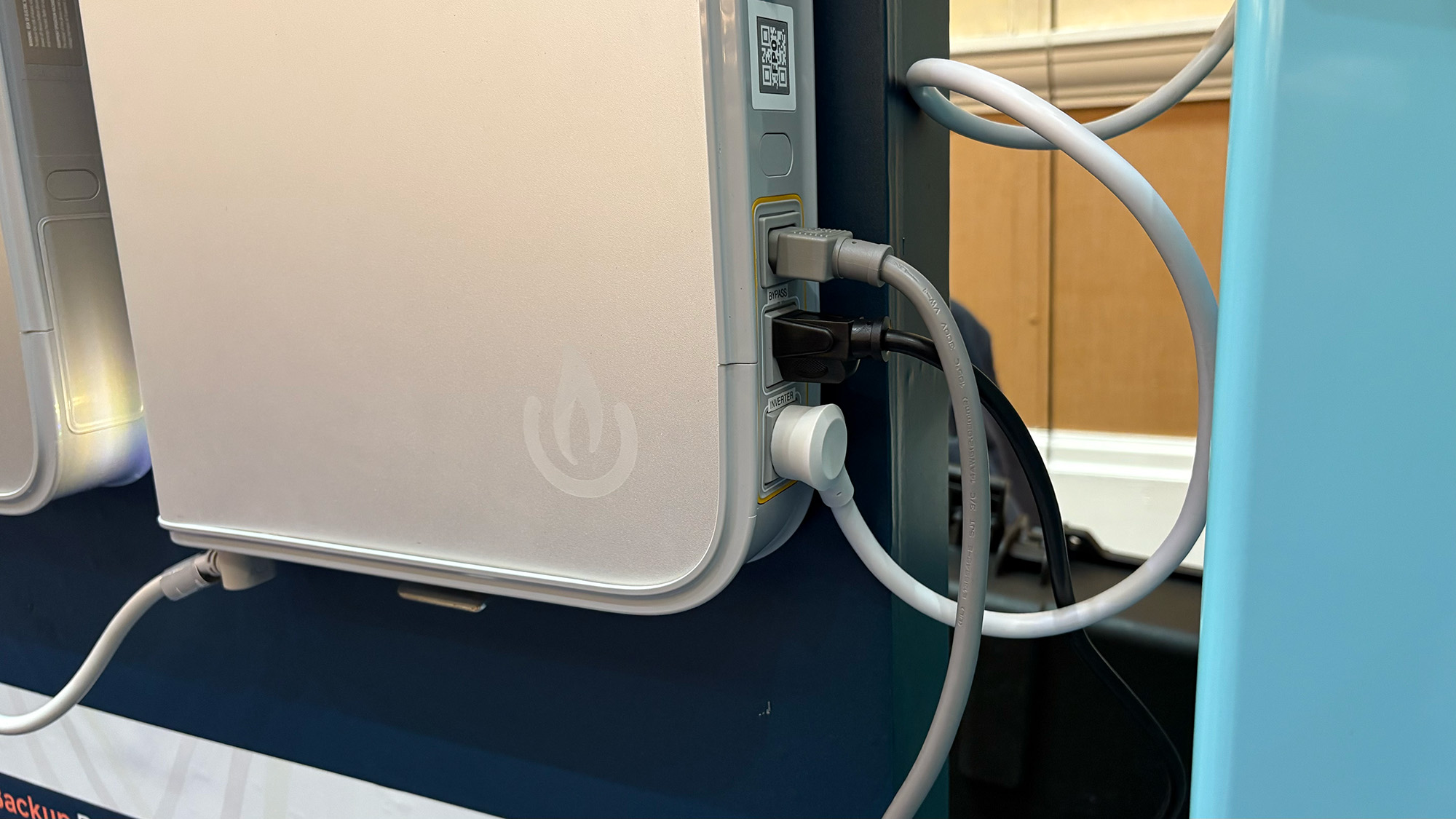 THe backup by biolite at pepcom, close up of the ports