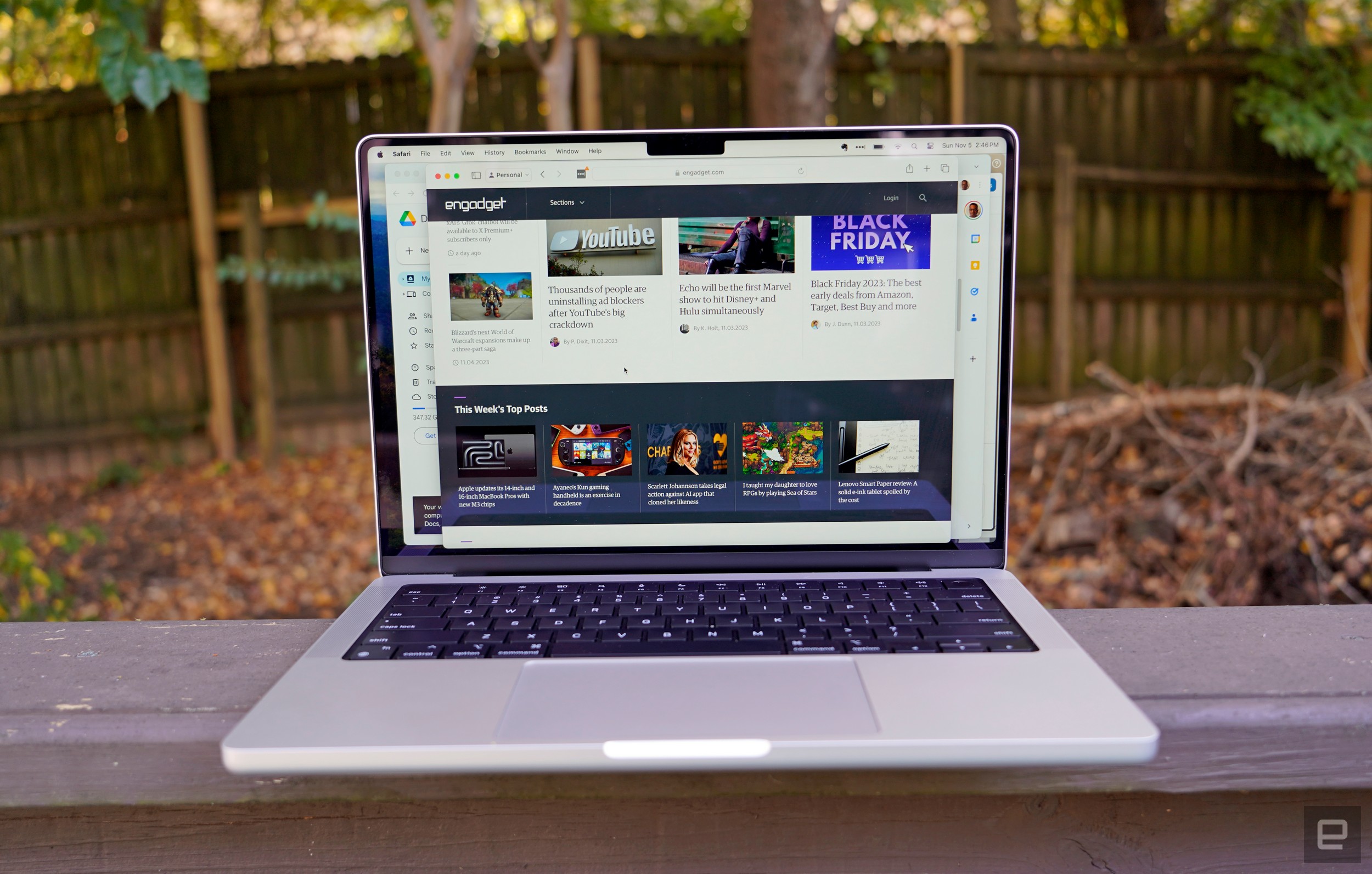 Apple MacBook Pro 14-inch from the front