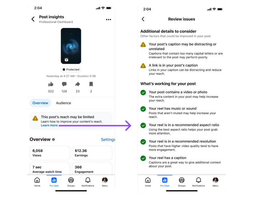 Meta going after creators who steal content.