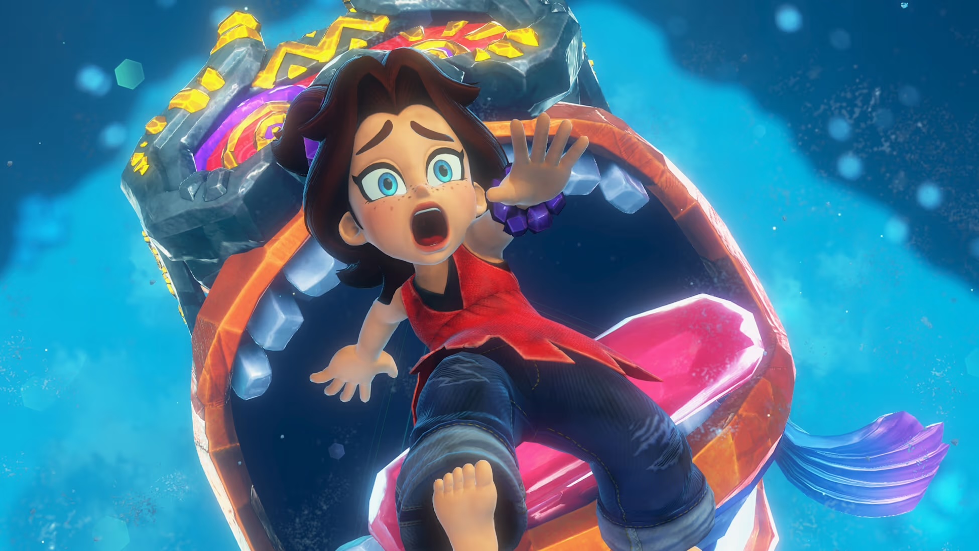 Screenshot from Donkey Kong Bananza for the Switch 2.