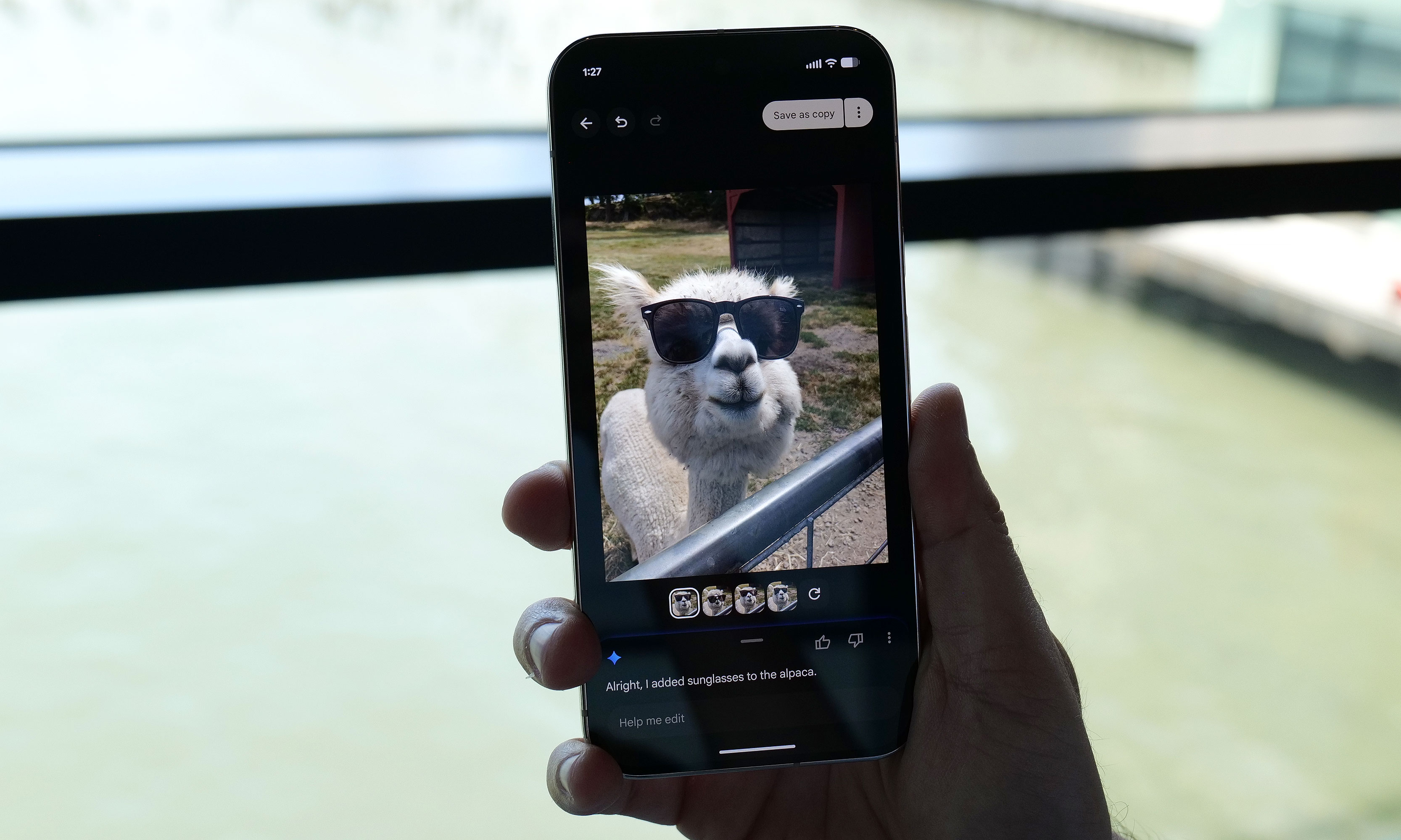 Conversational Editing allows you to use your voice to make tweaks to an image