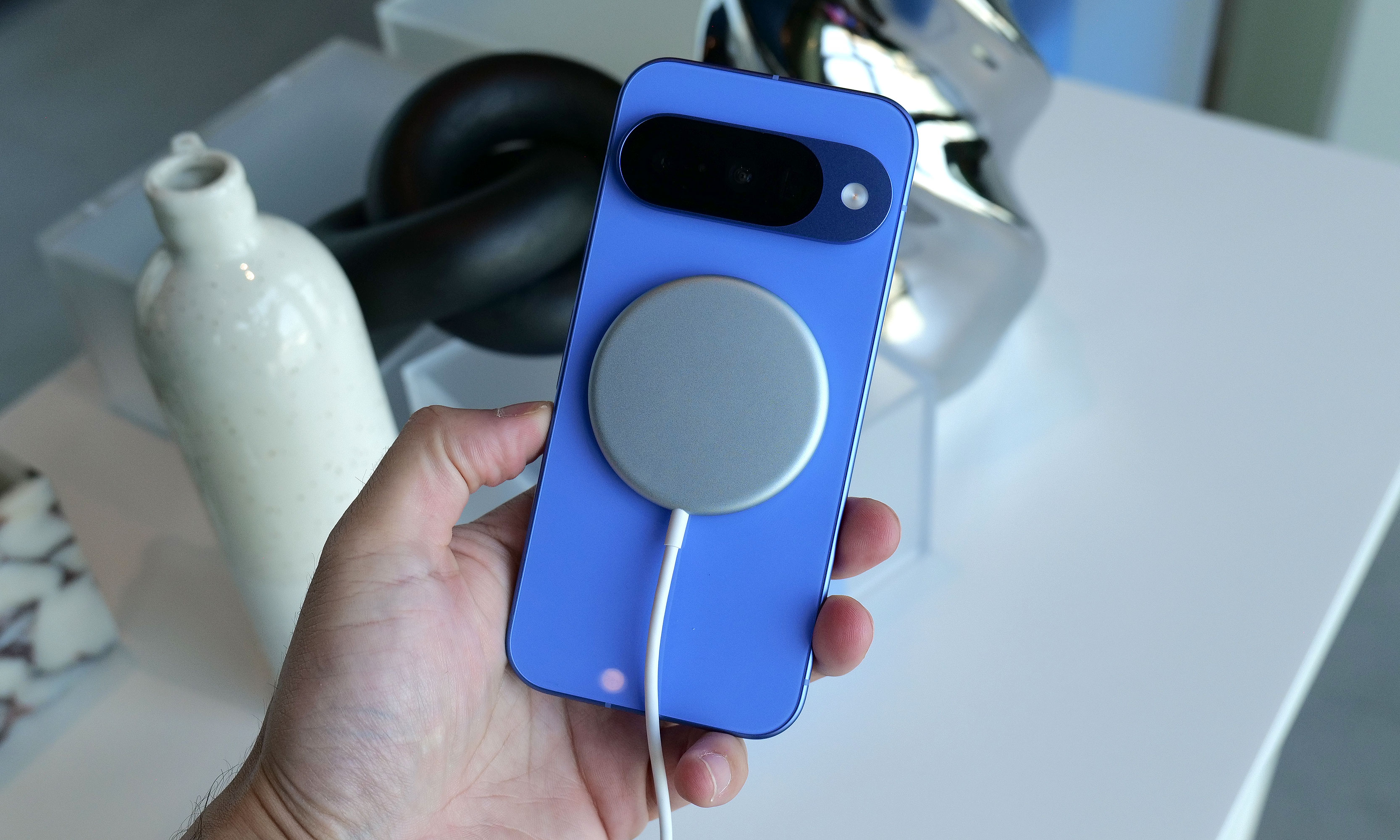 For the Pixel 10 line, Google created a new family of magnetic Pixelsnap accessories with support for Qi2 wireless charging. 