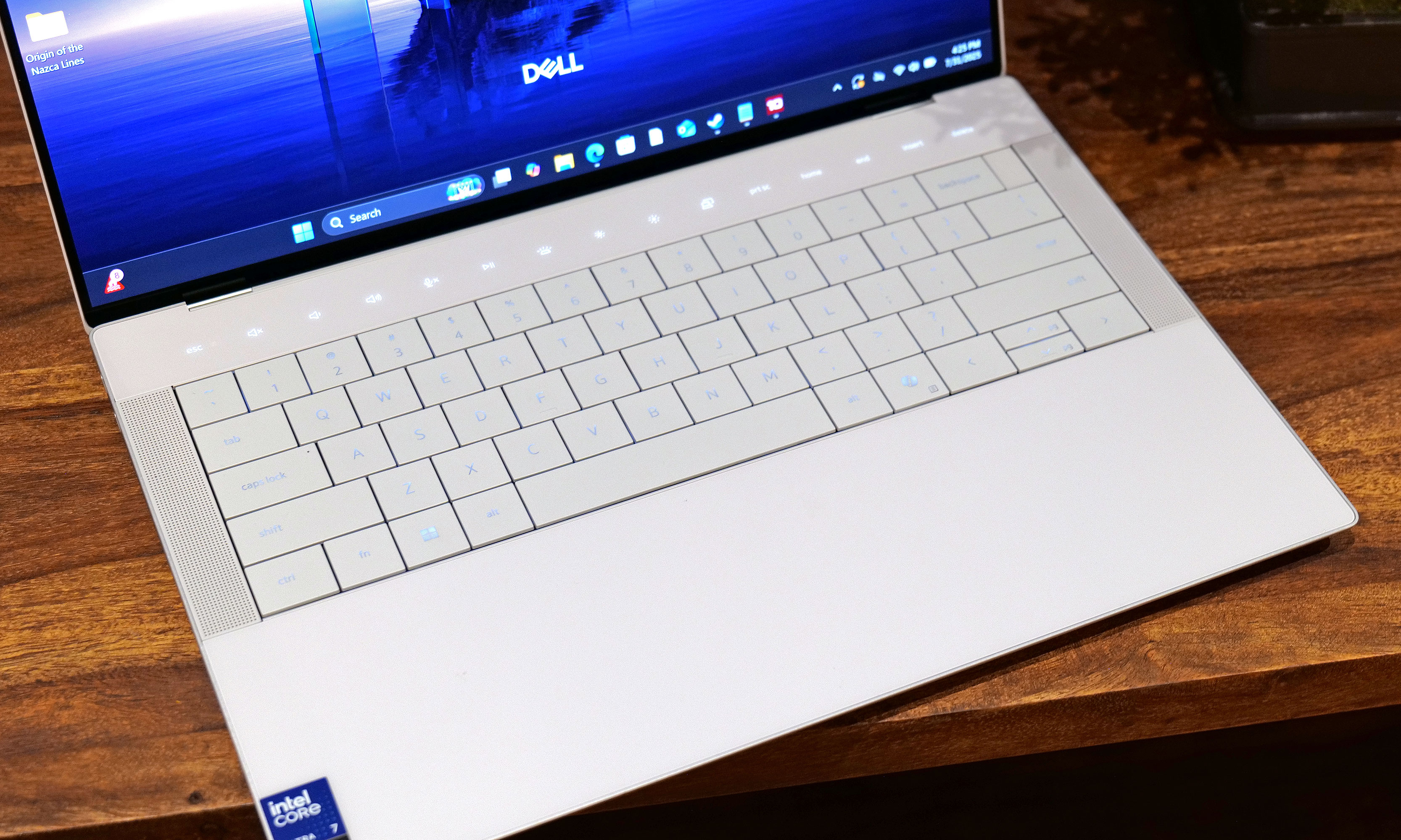 The Dell 14 Premium's invisible touchpad might seem difficult to locate, but it's so large that it never becomes an issue. 
