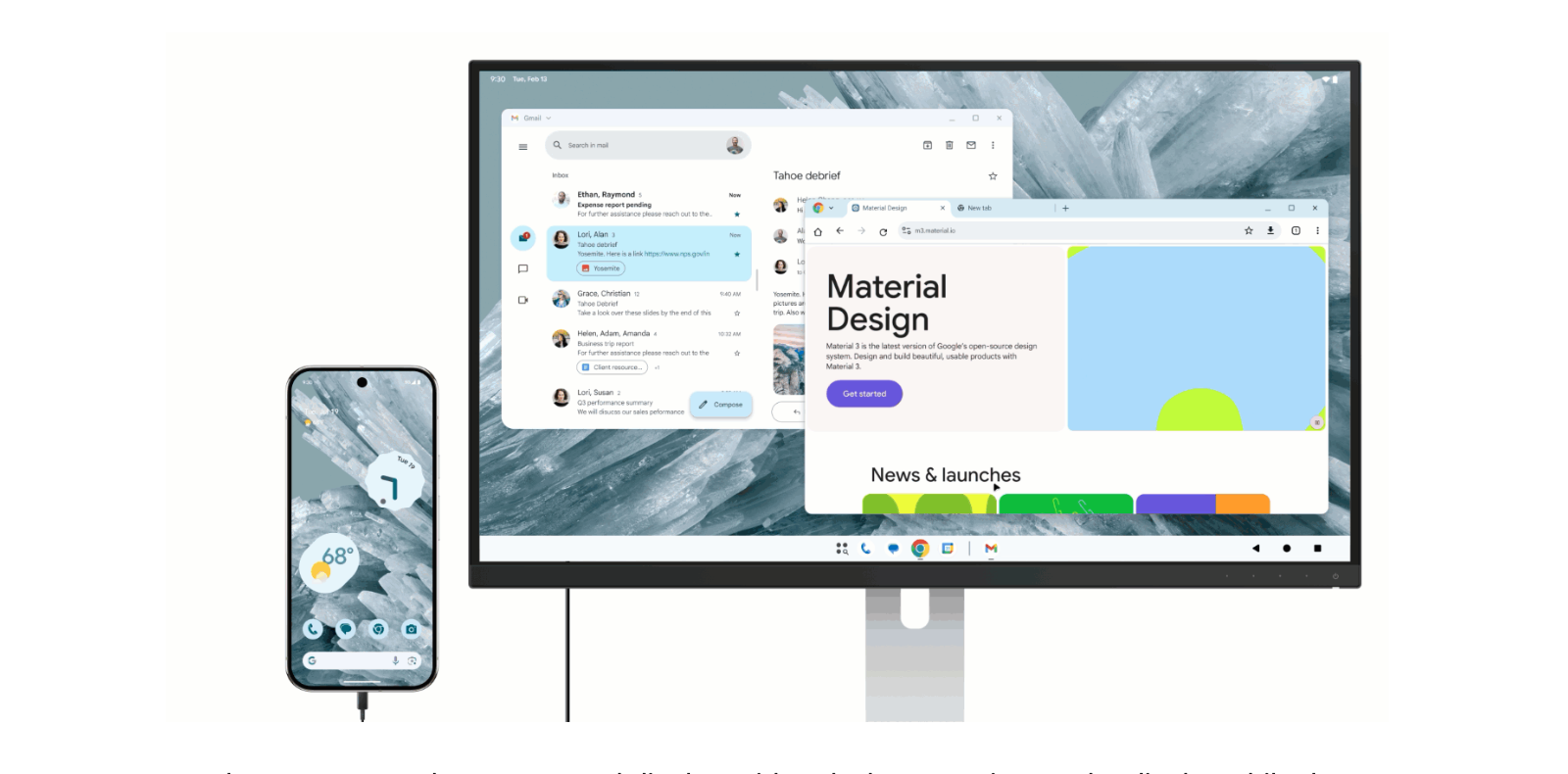 The feature in action.