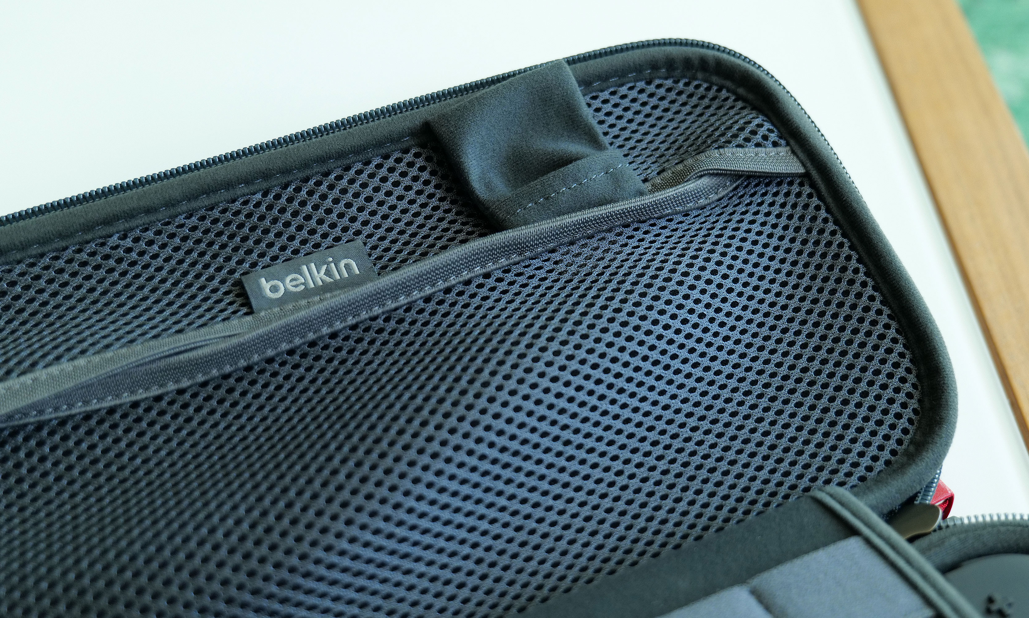 The Belkin Charging Case for Nintendo Switch 2 features a hidden pocket just big enough to hold trackers like an AirTag. 