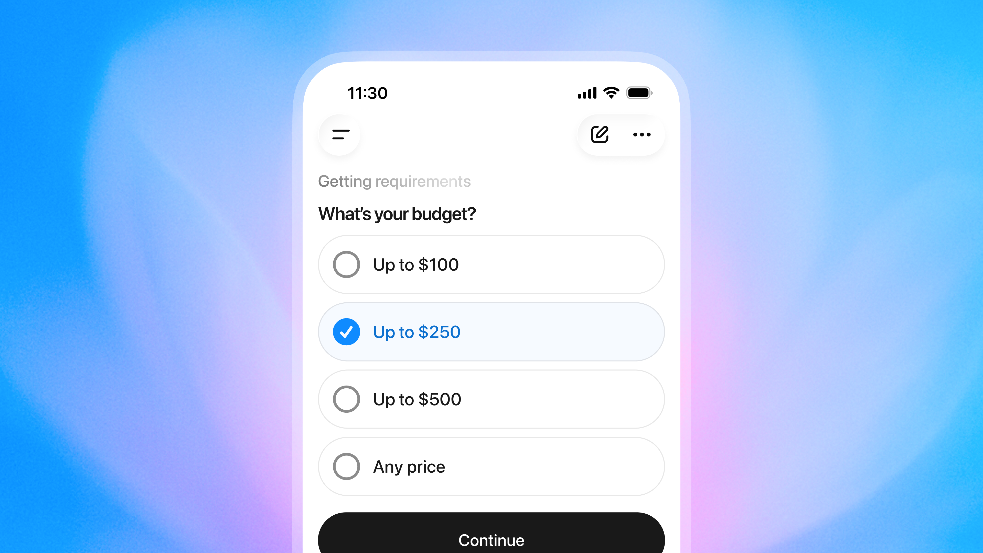 As it works to find products that fit your criteria, ChatGPT will ask clarifying questions. 