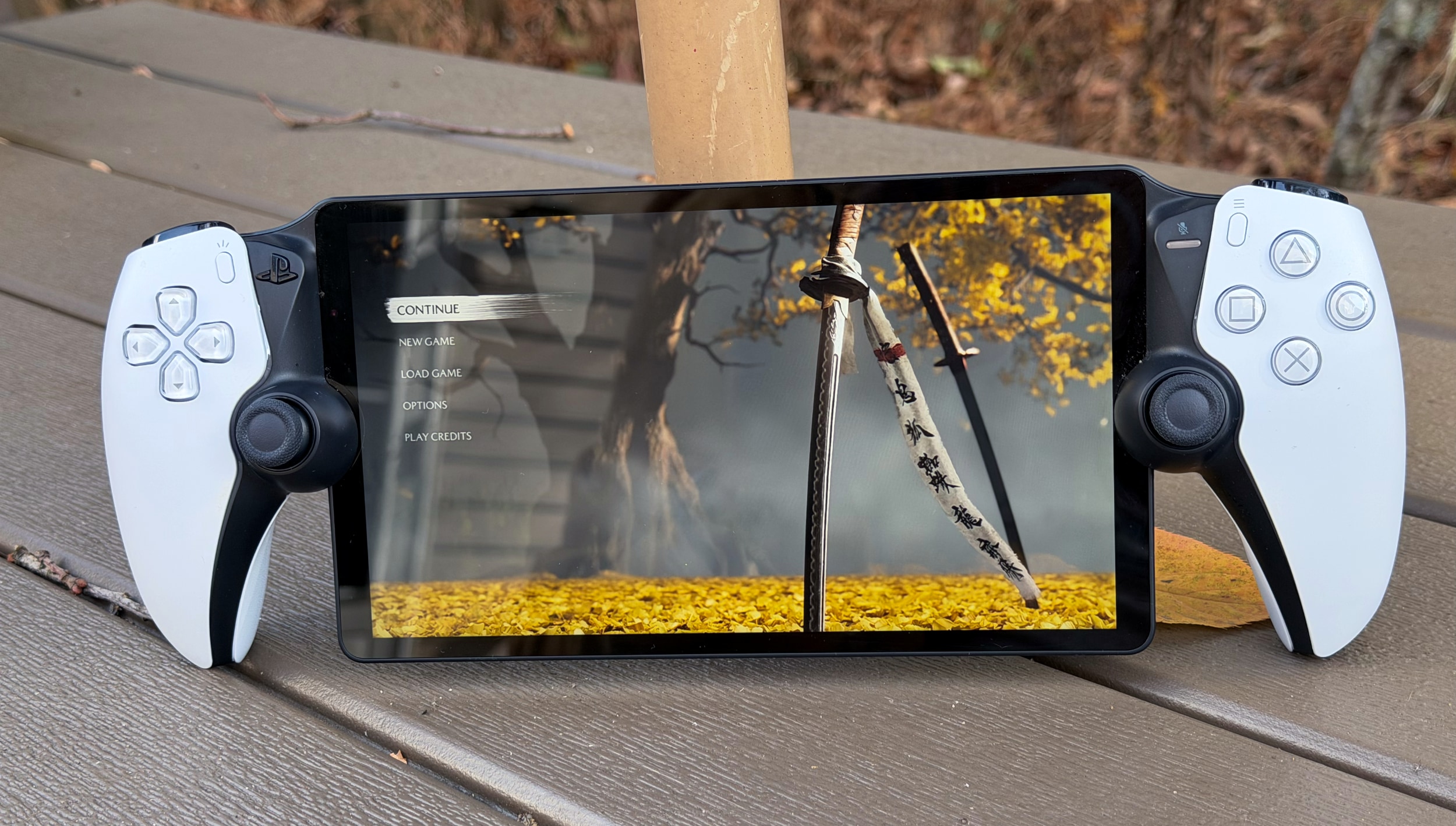 PlayStation Portal playing Ghost of Yotei.