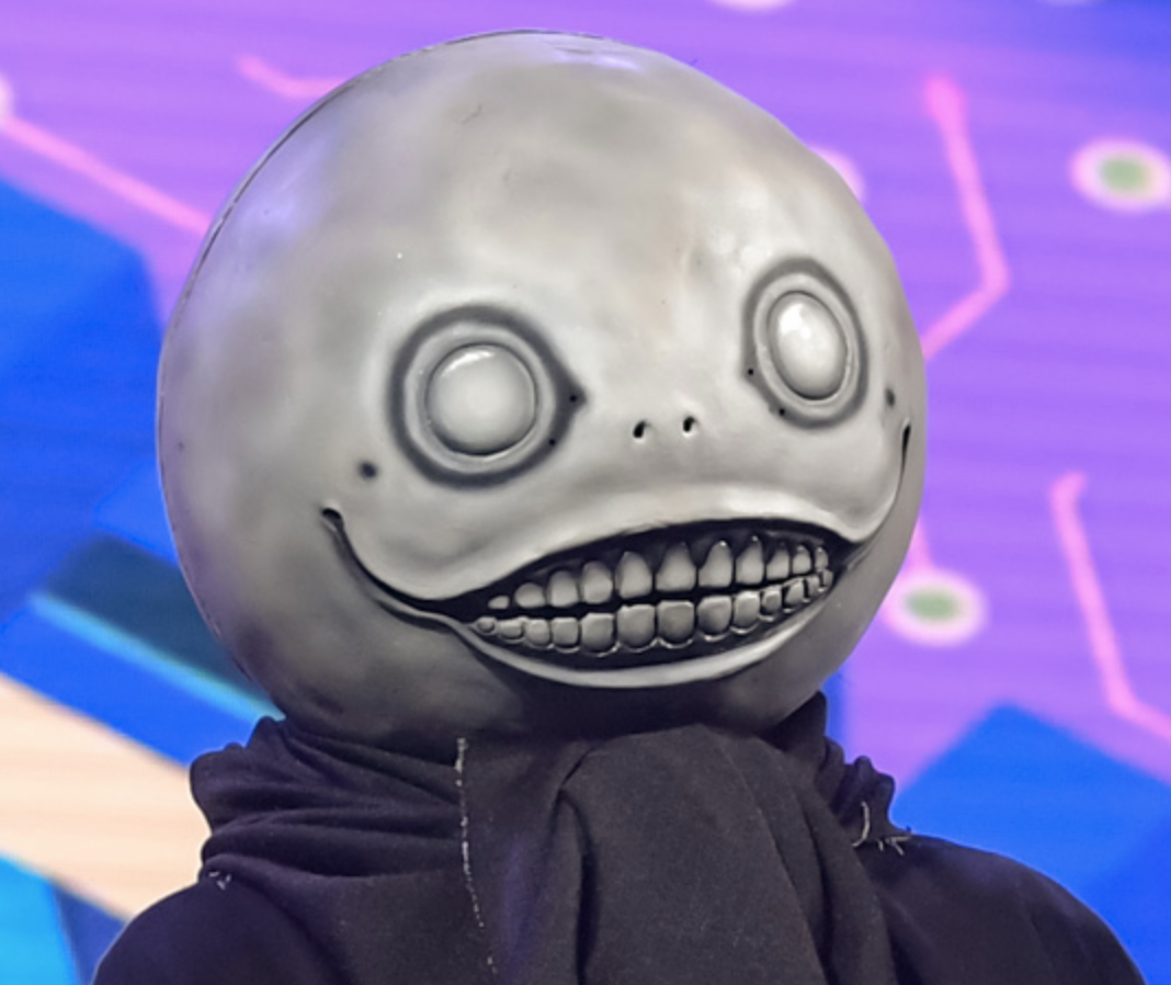 It's him in a moon mask.