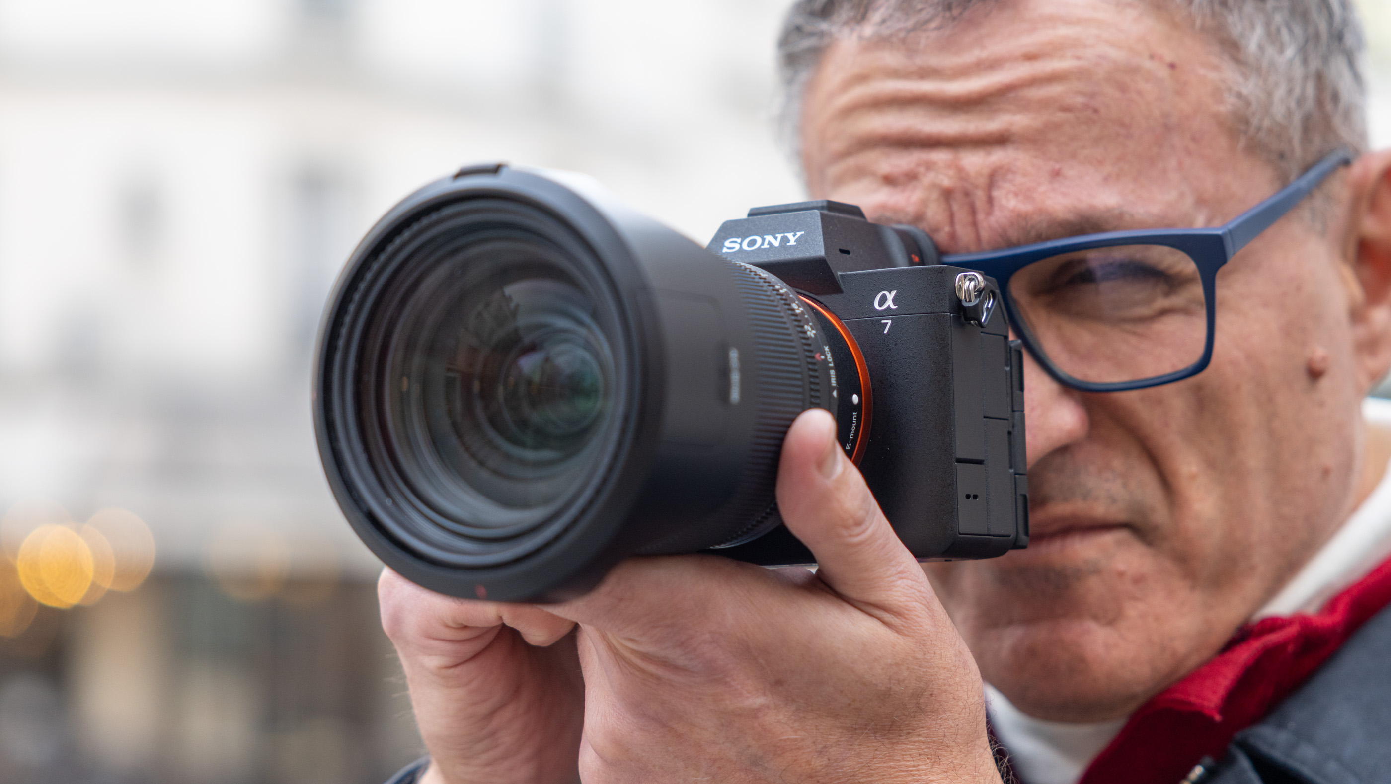 The Sony A7 V handles well but is uncomfortable to hold for long periods