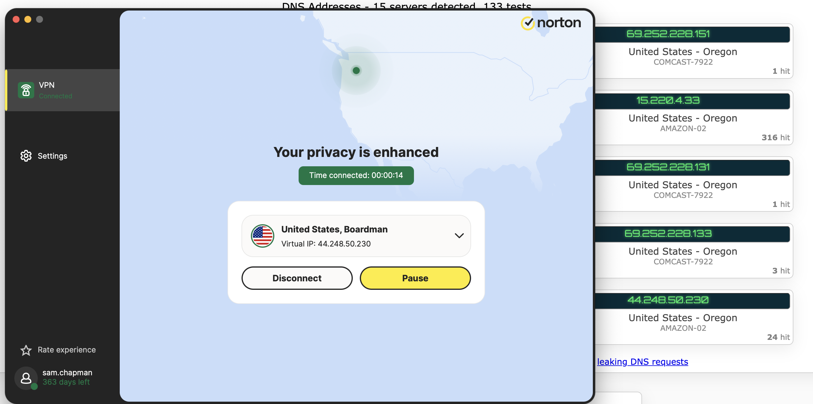 dns leak norton vpn
