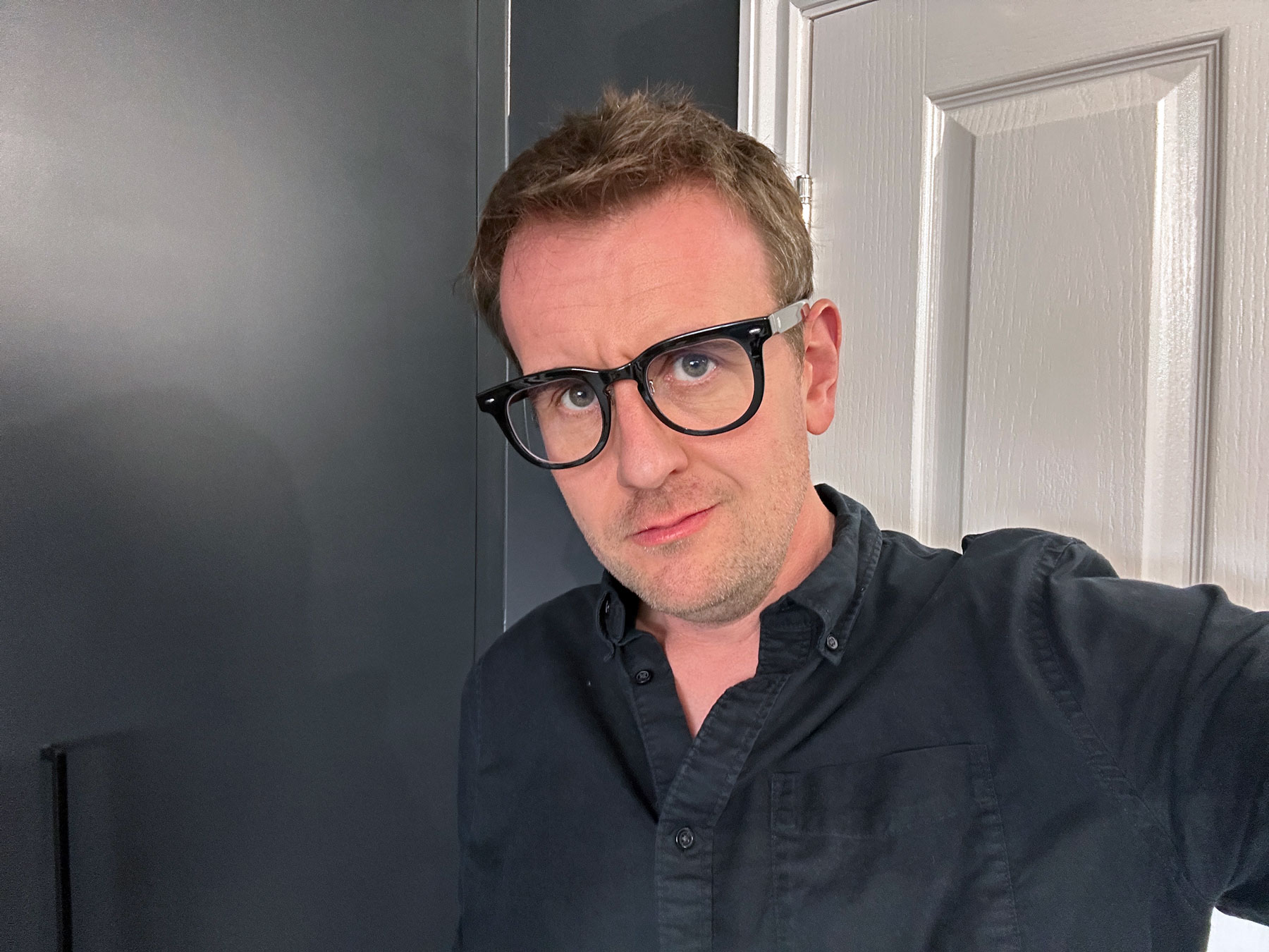  I keep flip-flopping on this: Half the time, they’re bold, half the time, I feel like I’m wearing faux Marx-brothers glasses from a Halloween store.