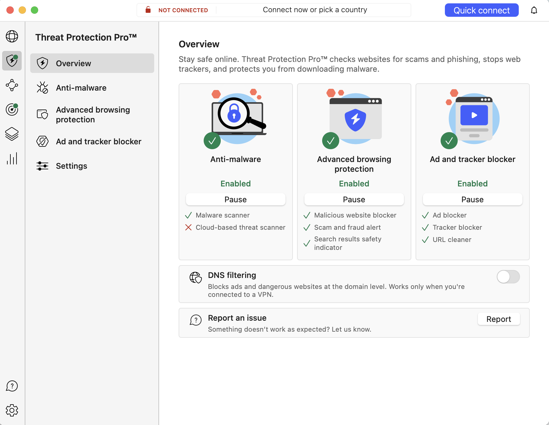 NordVPN Threat Protection