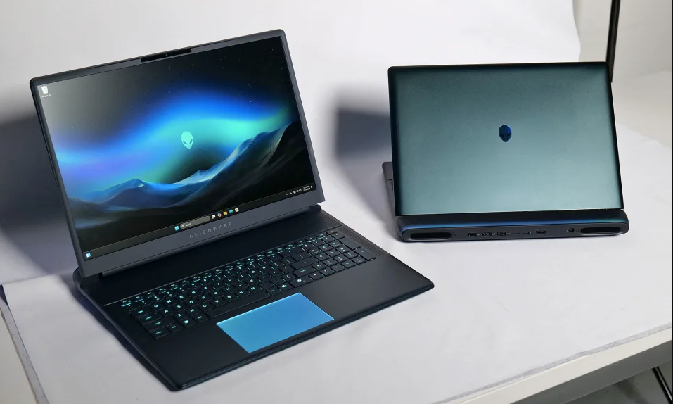 Two laptops.
