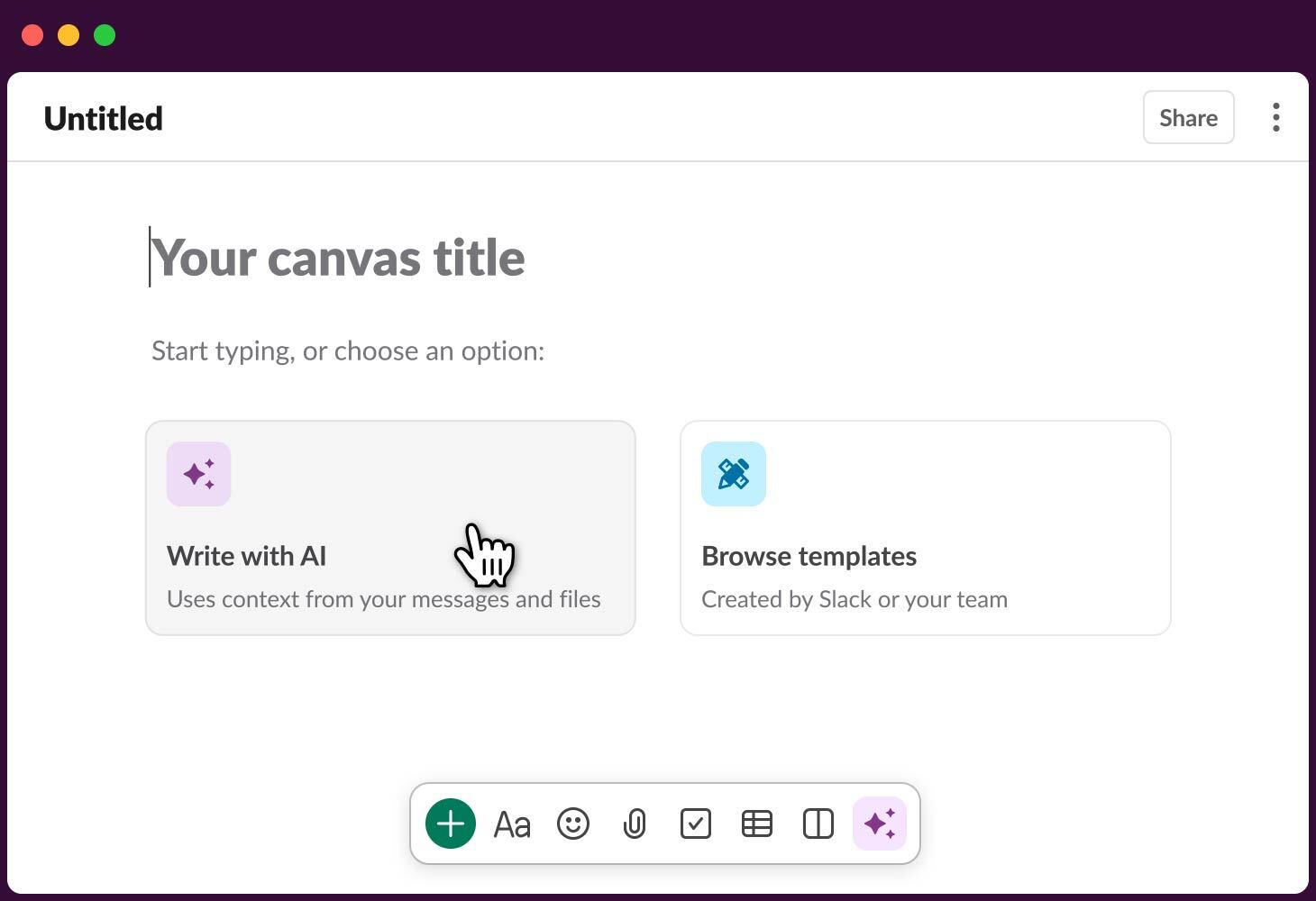 Slack AI Writing Assistance