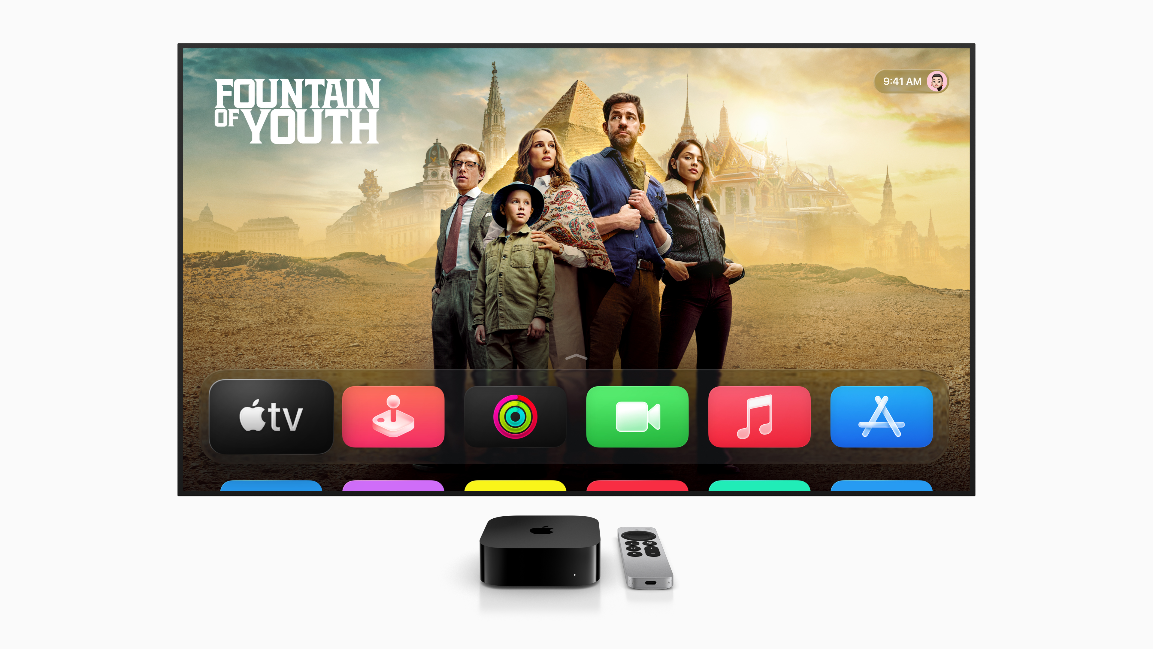 Liquid Glass in tvOS.