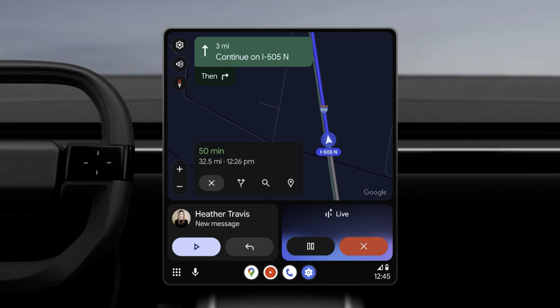 Gemini in Android Auto